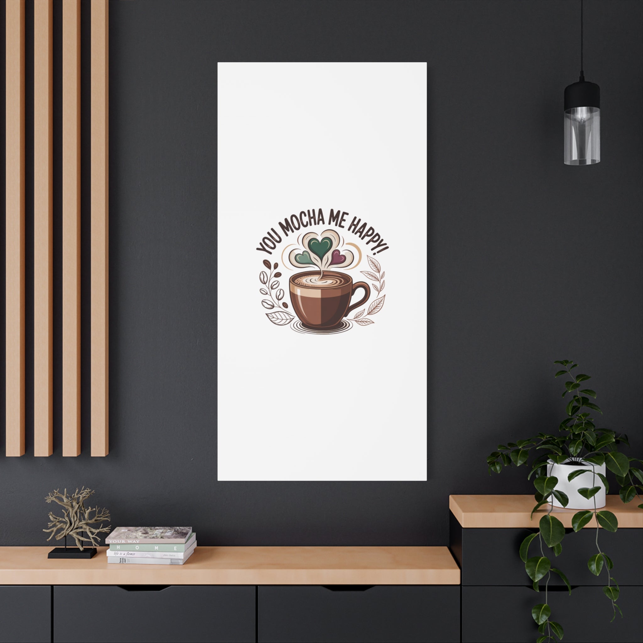 Cozy Mocha Wall Art Canvas