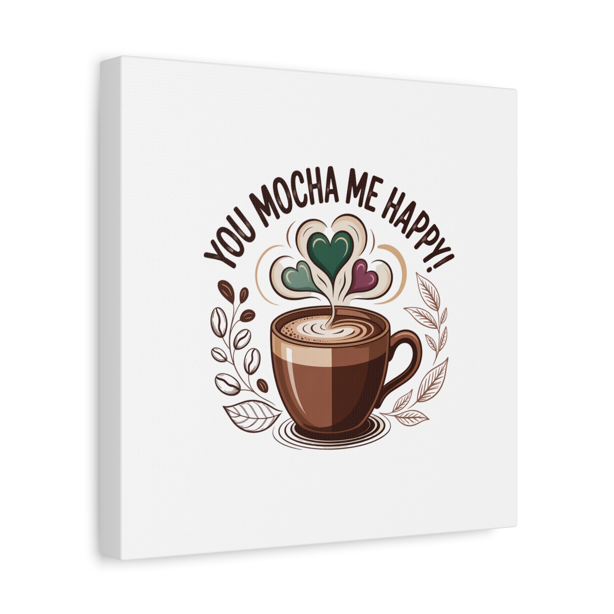 Cozy Mocha Wall Art Canvas