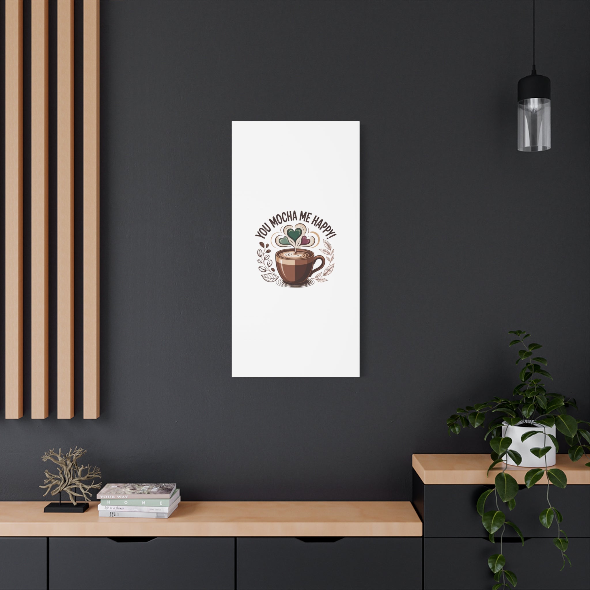 Cozy Mocha Wall Art Canvas