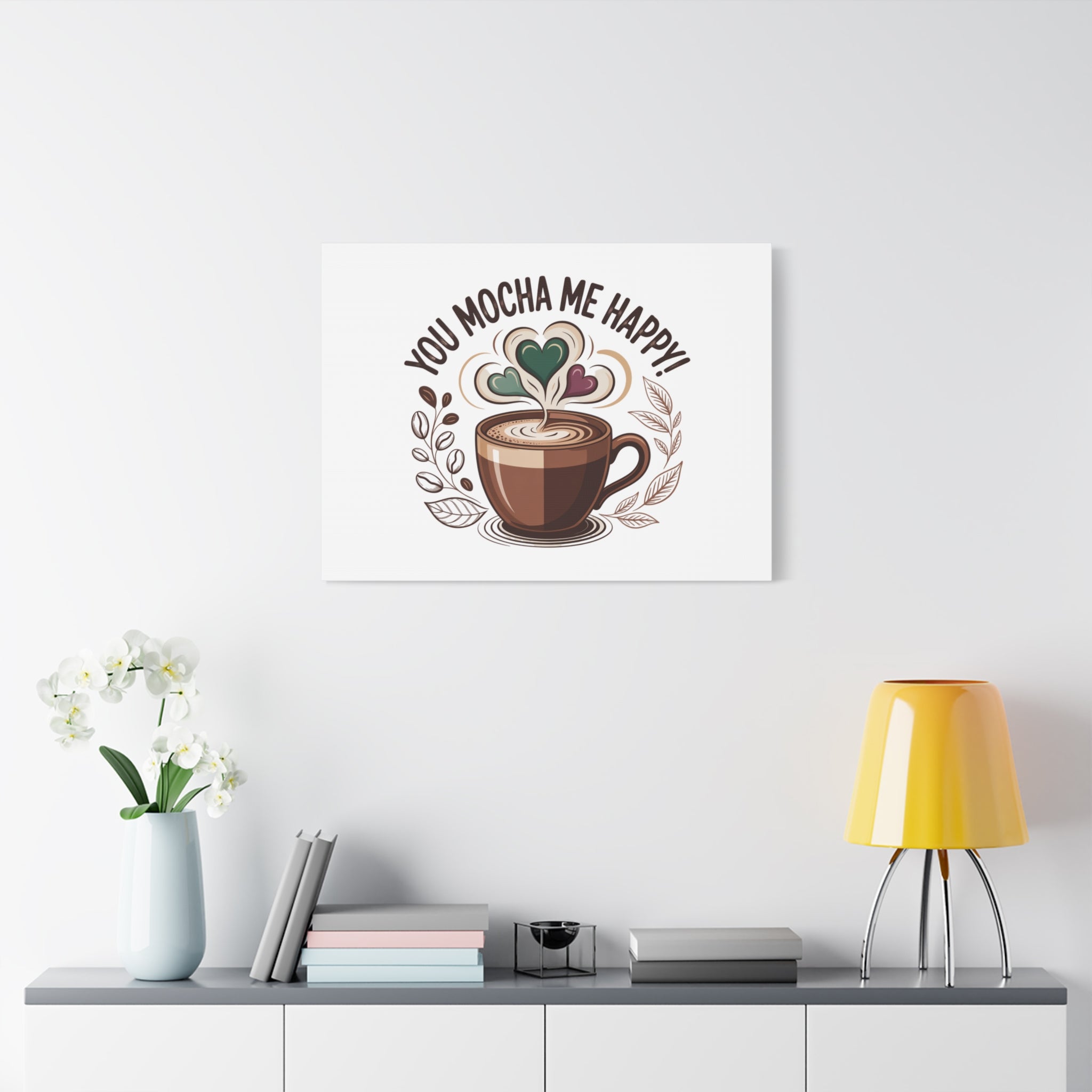 Cozy Mocha Wall Art Canvas