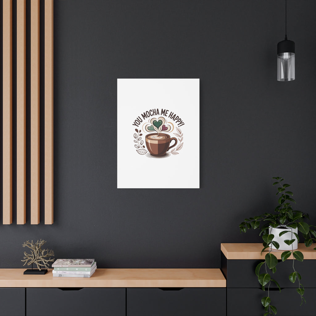 Cozy Mocha Wall Art Canvas