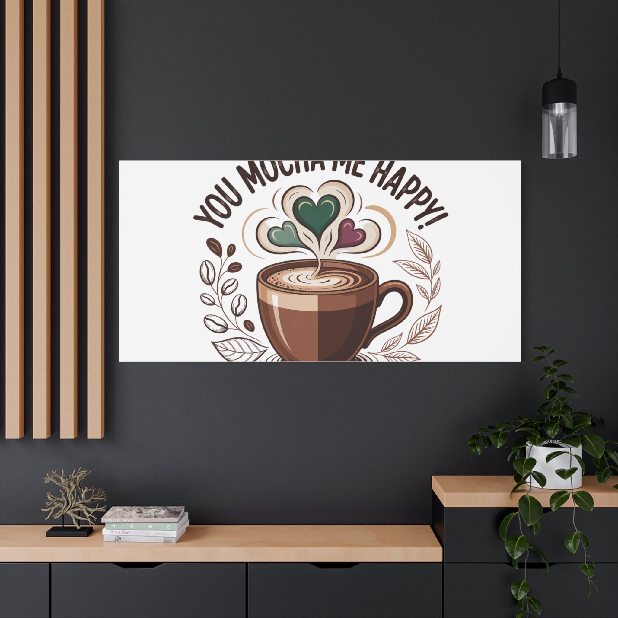 Cozy Mocha Wall Art Canvas