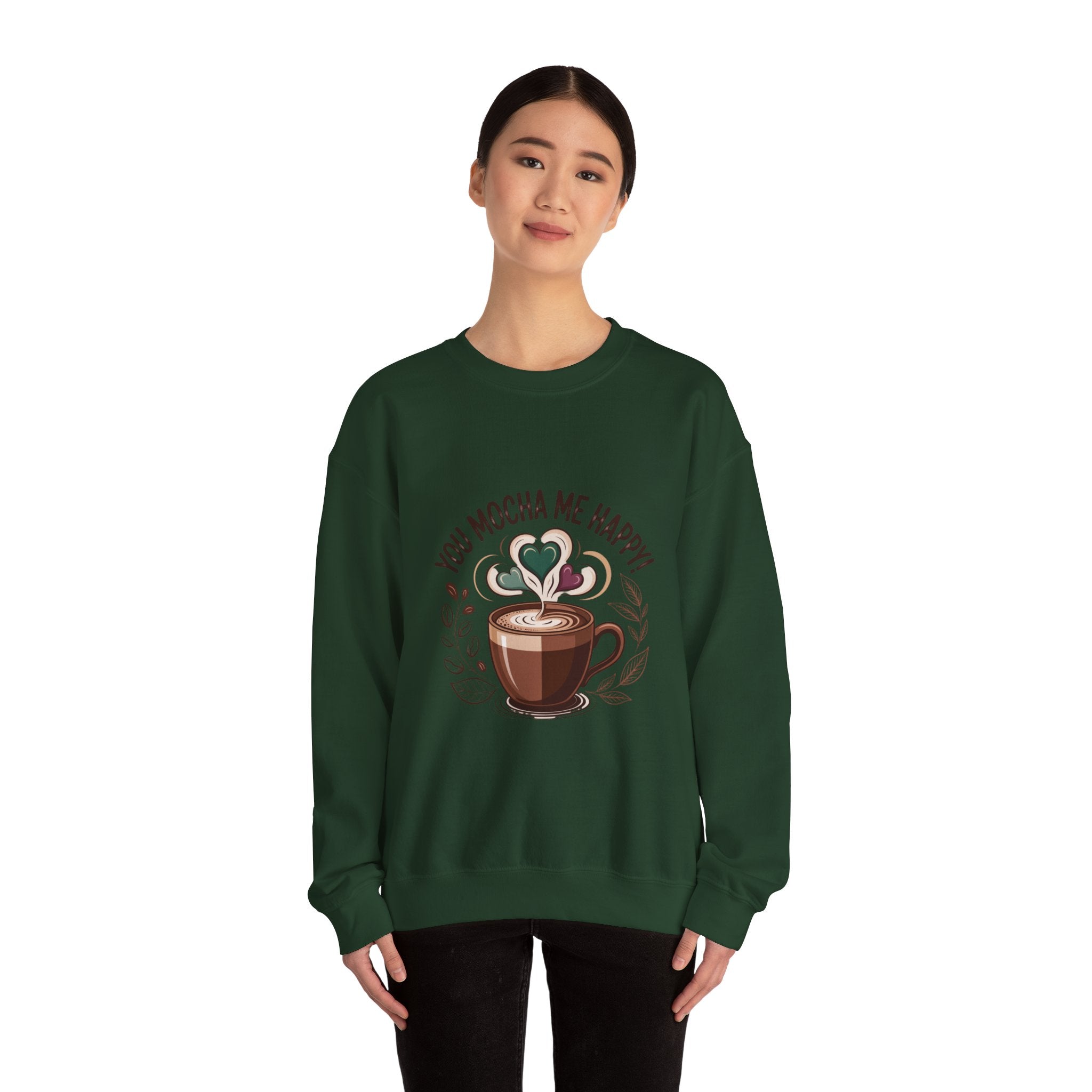 Cozy Mocha Crewneck Sweatshirt