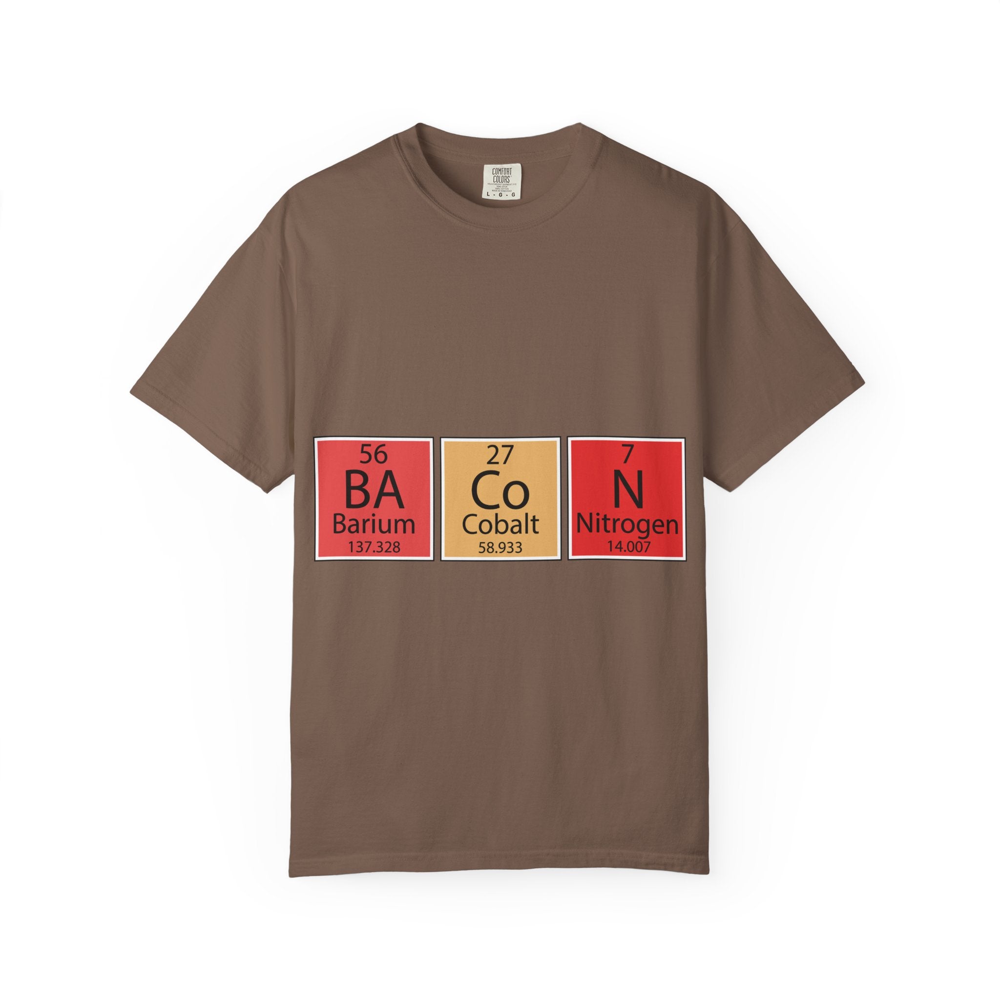 Bacon Periodic Table T-shirt | BA Co N Elements Graphic Tee