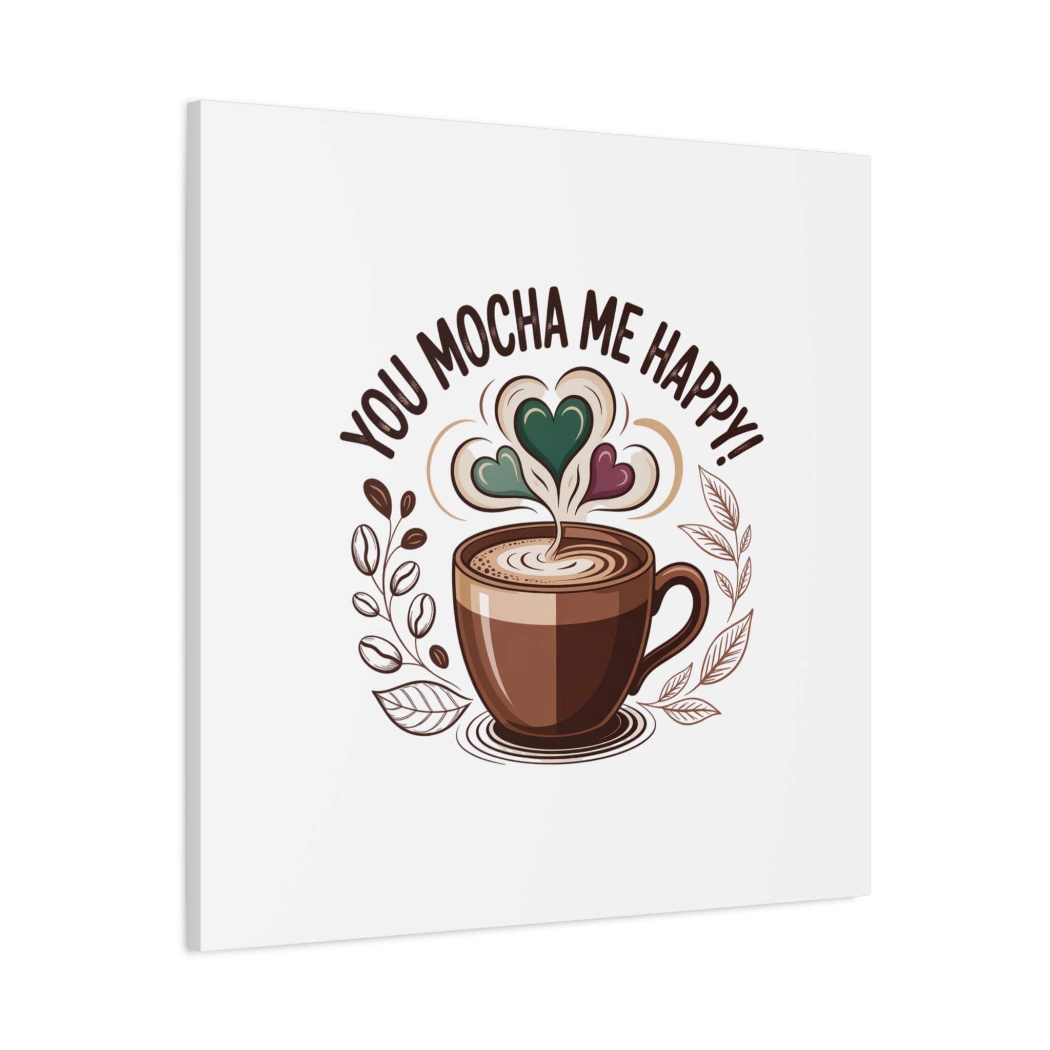Cozy Mocha Wall Art Canvas