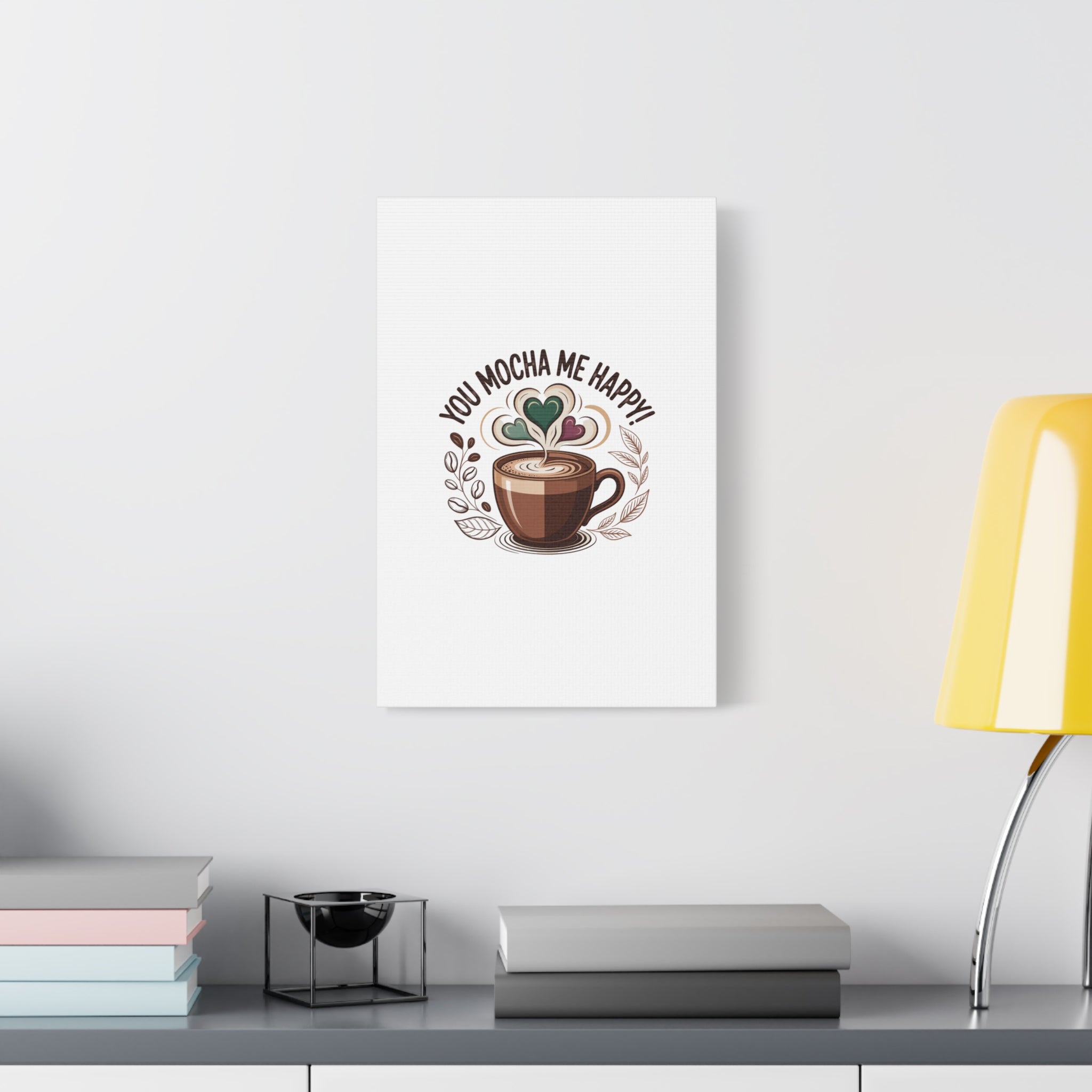 Cozy Mocha Wall Art Canvas