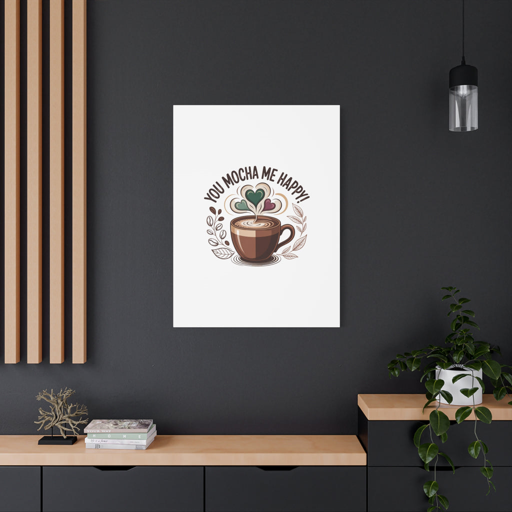 Cozy Mocha Wall Art Canvas