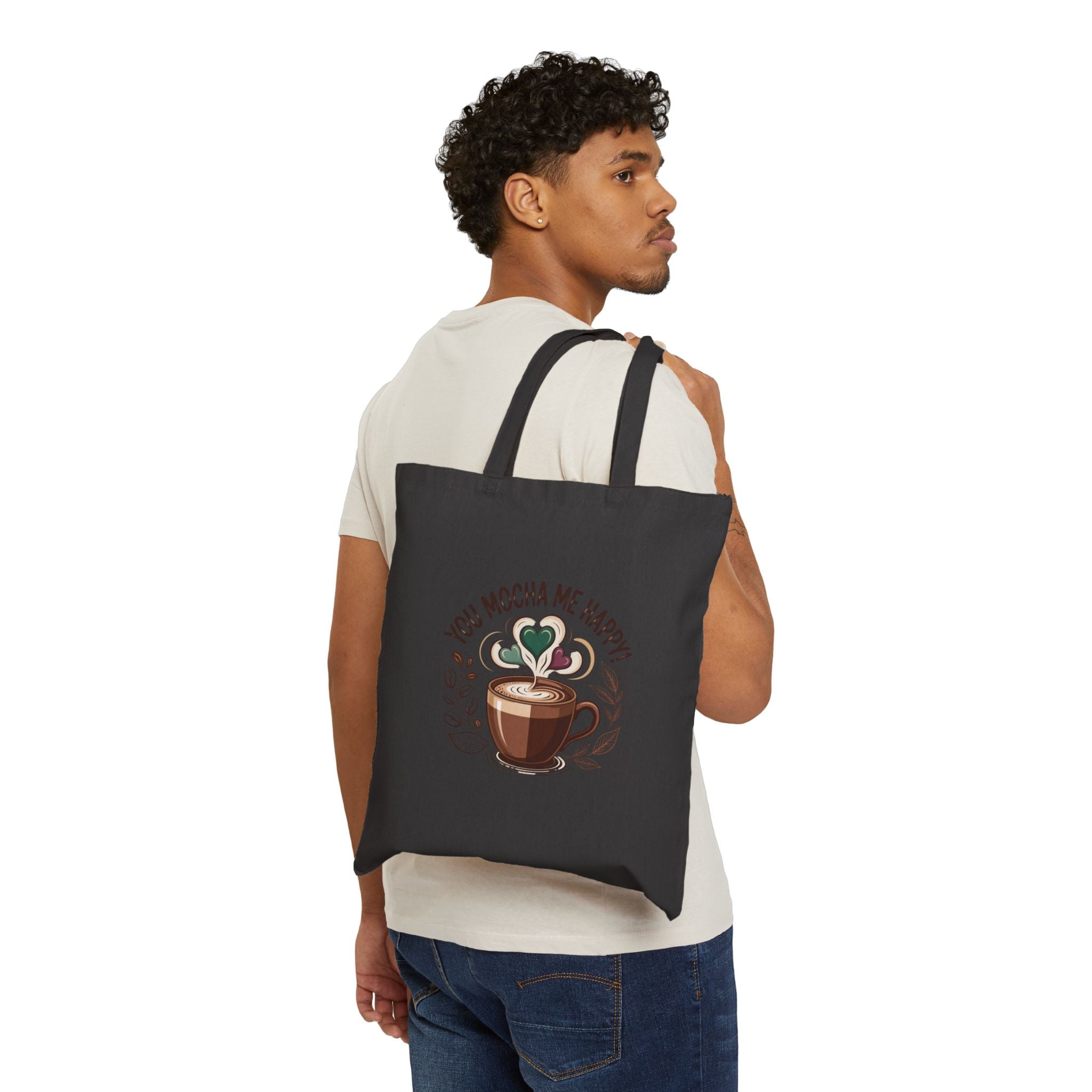 Cozy Mocha Canvas Tote