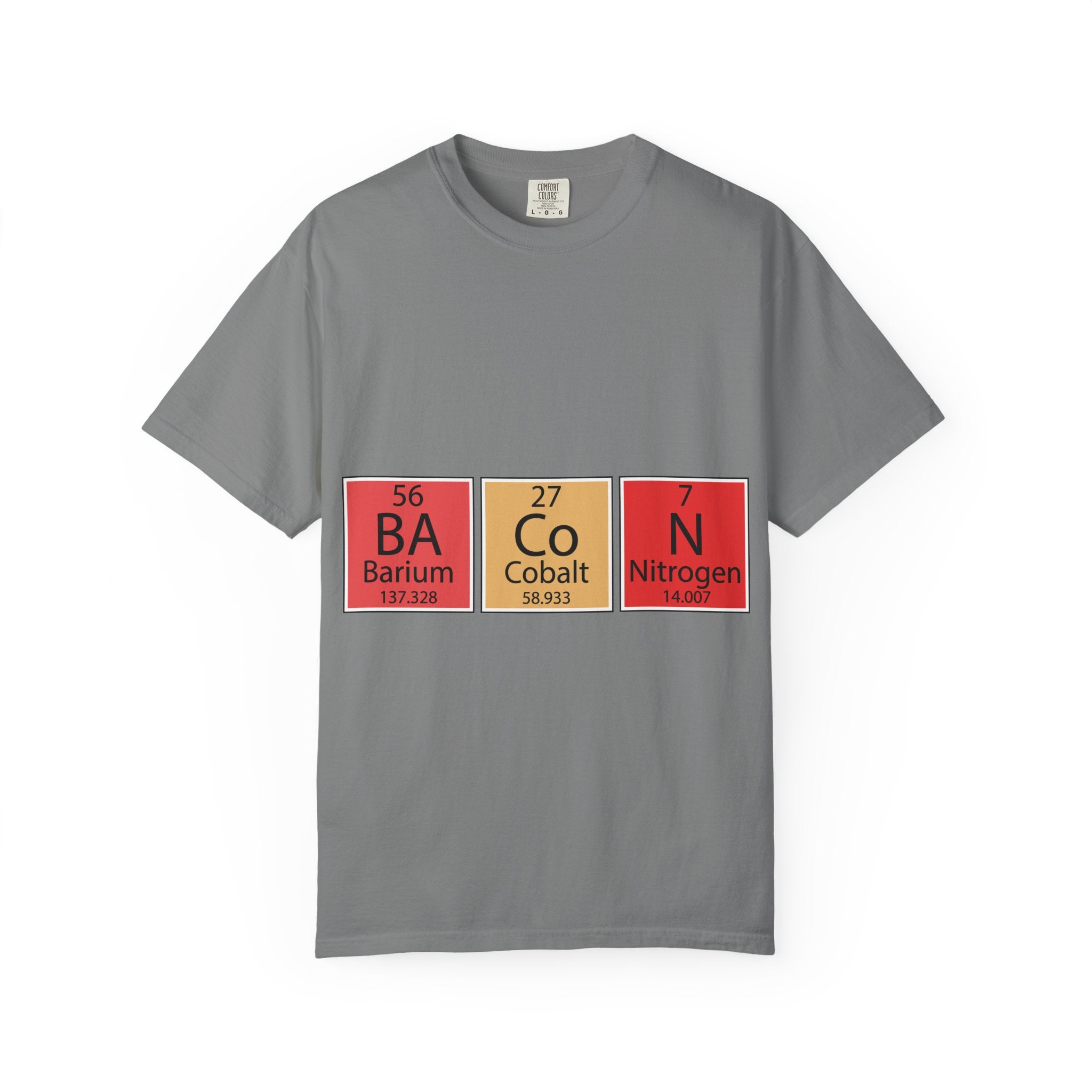 Bacon Periodic Table T-shirt | BA Co N Elements Graphic Tee