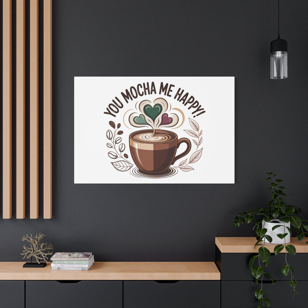 Cozy Mocha Wall Art Canvas