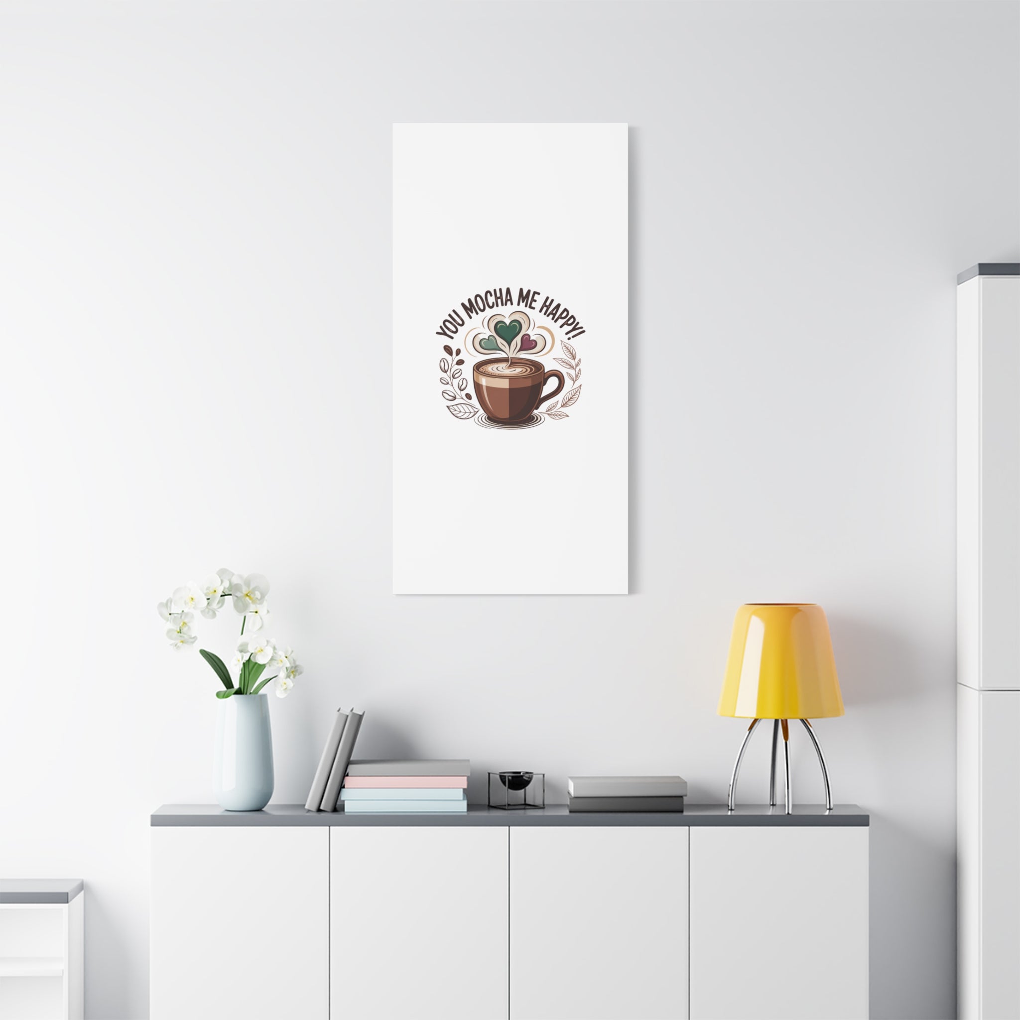 Cozy Mocha Wall Art Canvas
