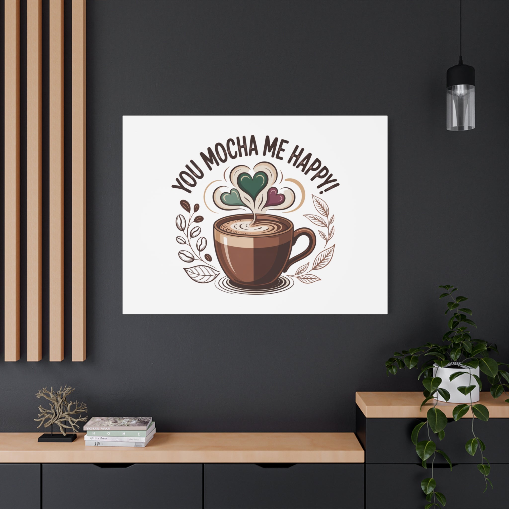 Cozy Mocha Wall Art Canvas