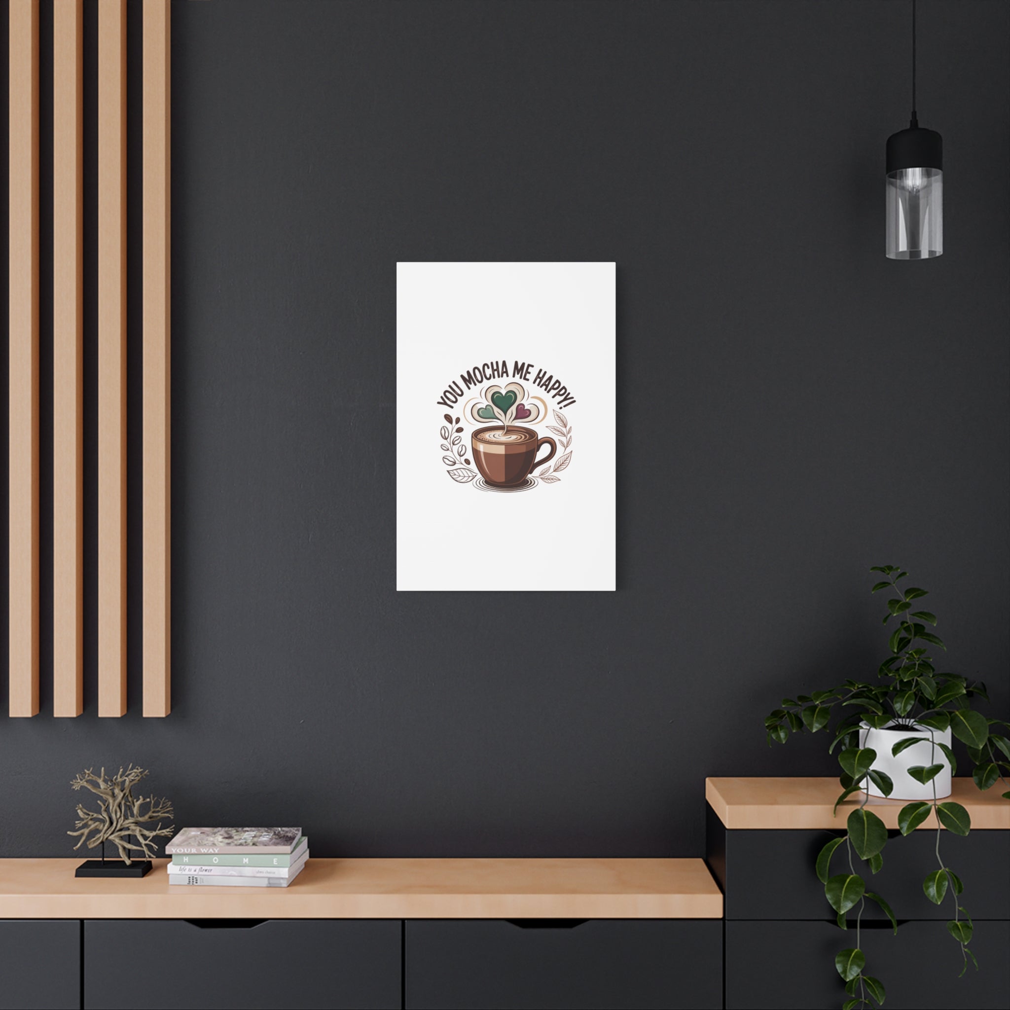 Cozy Mocha Wall Art Canvas