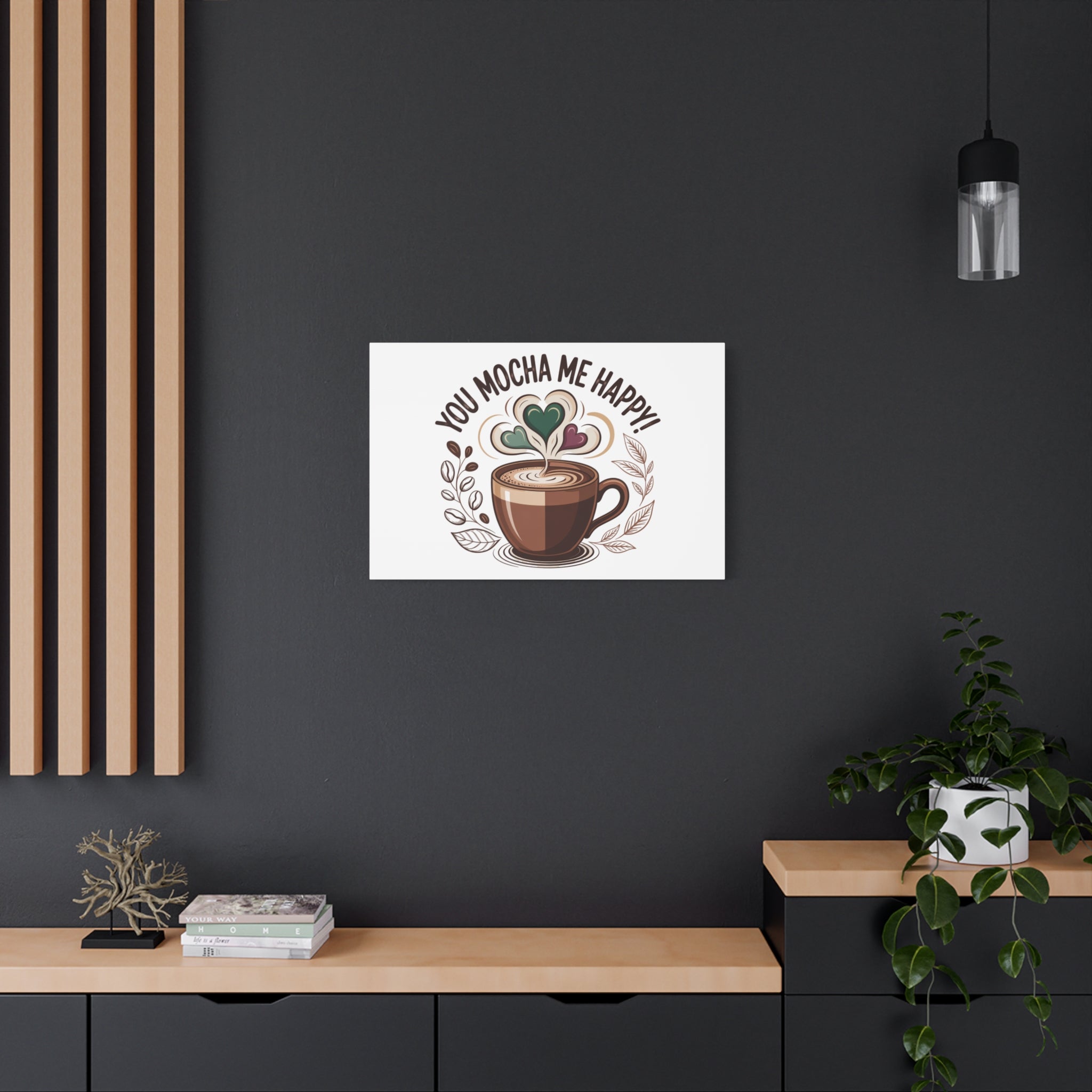 Cozy Mocha Wall Art Canvas