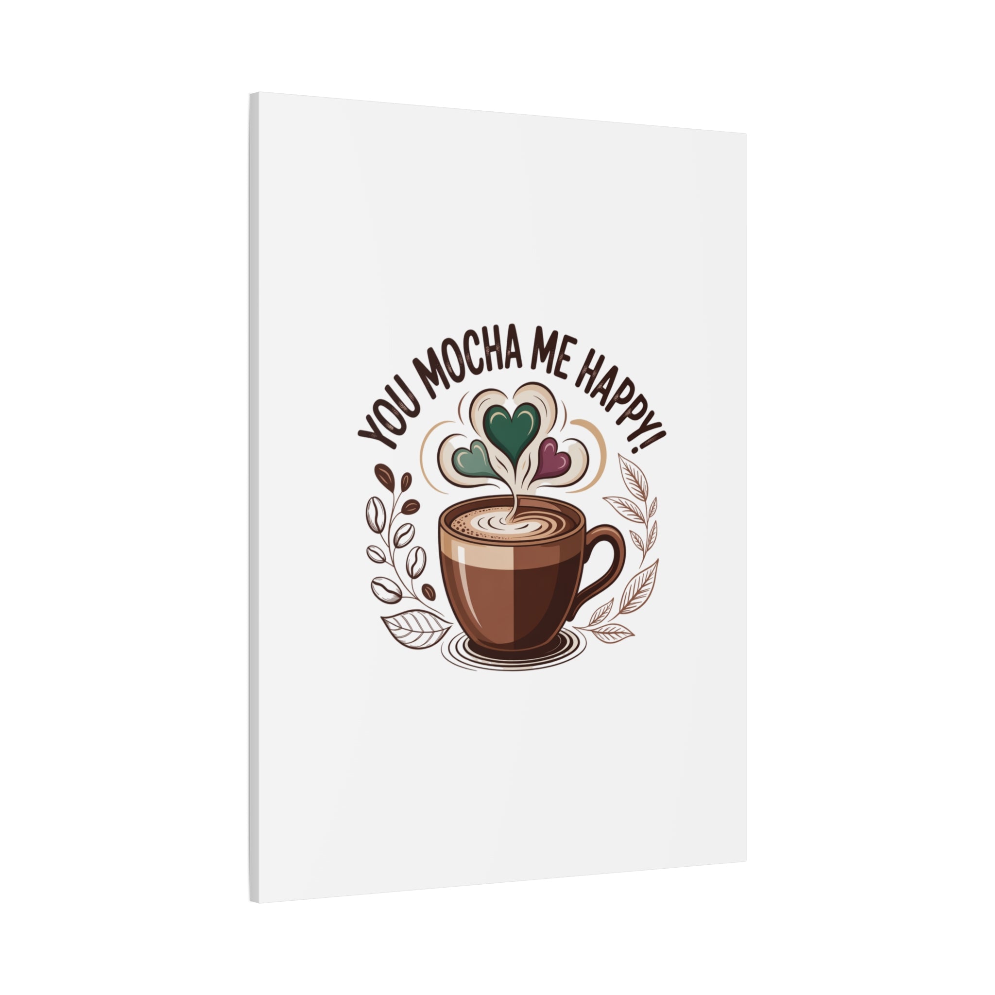 Cozy Mocha Wall Art Canvas