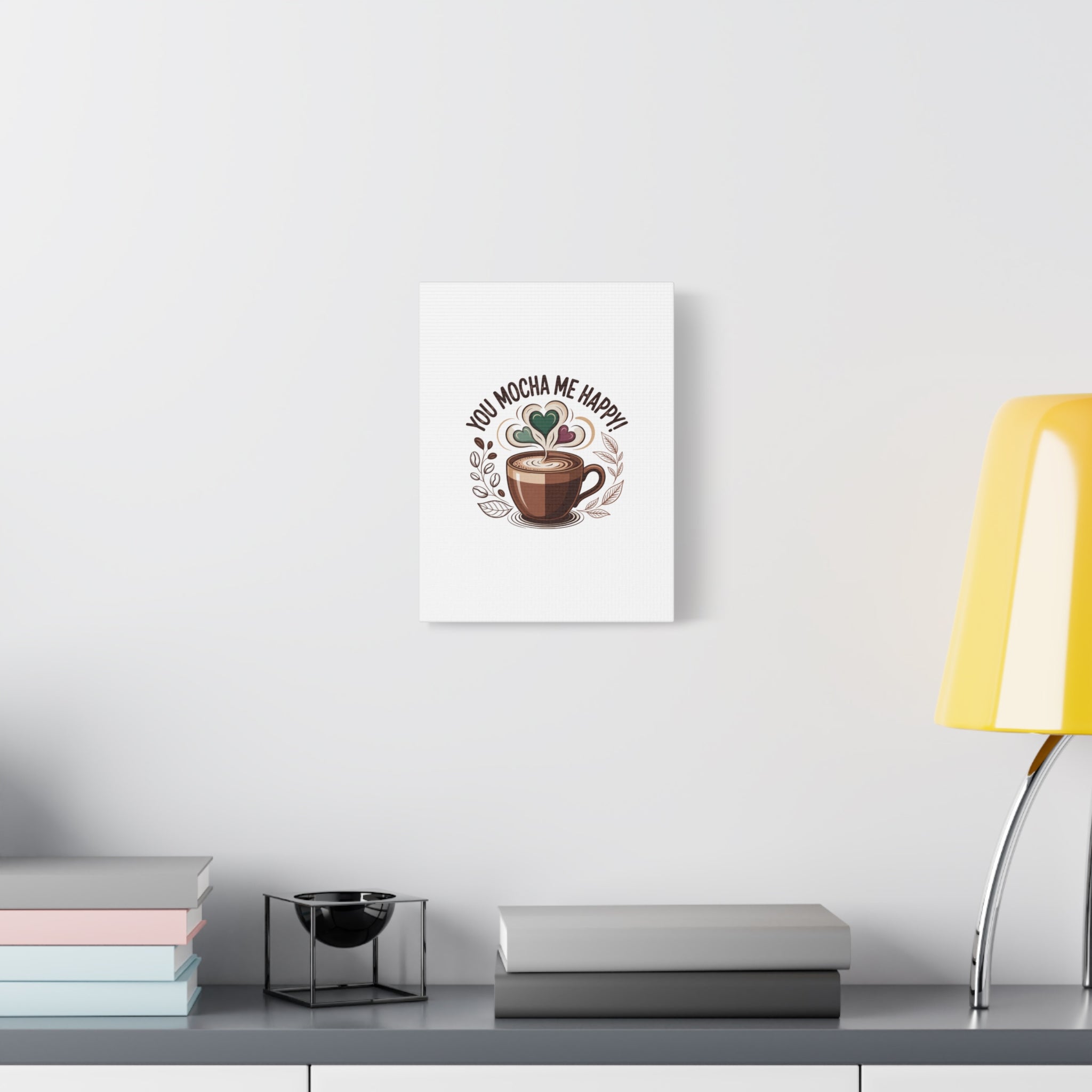 Cozy Mocha Wall Art Canvas