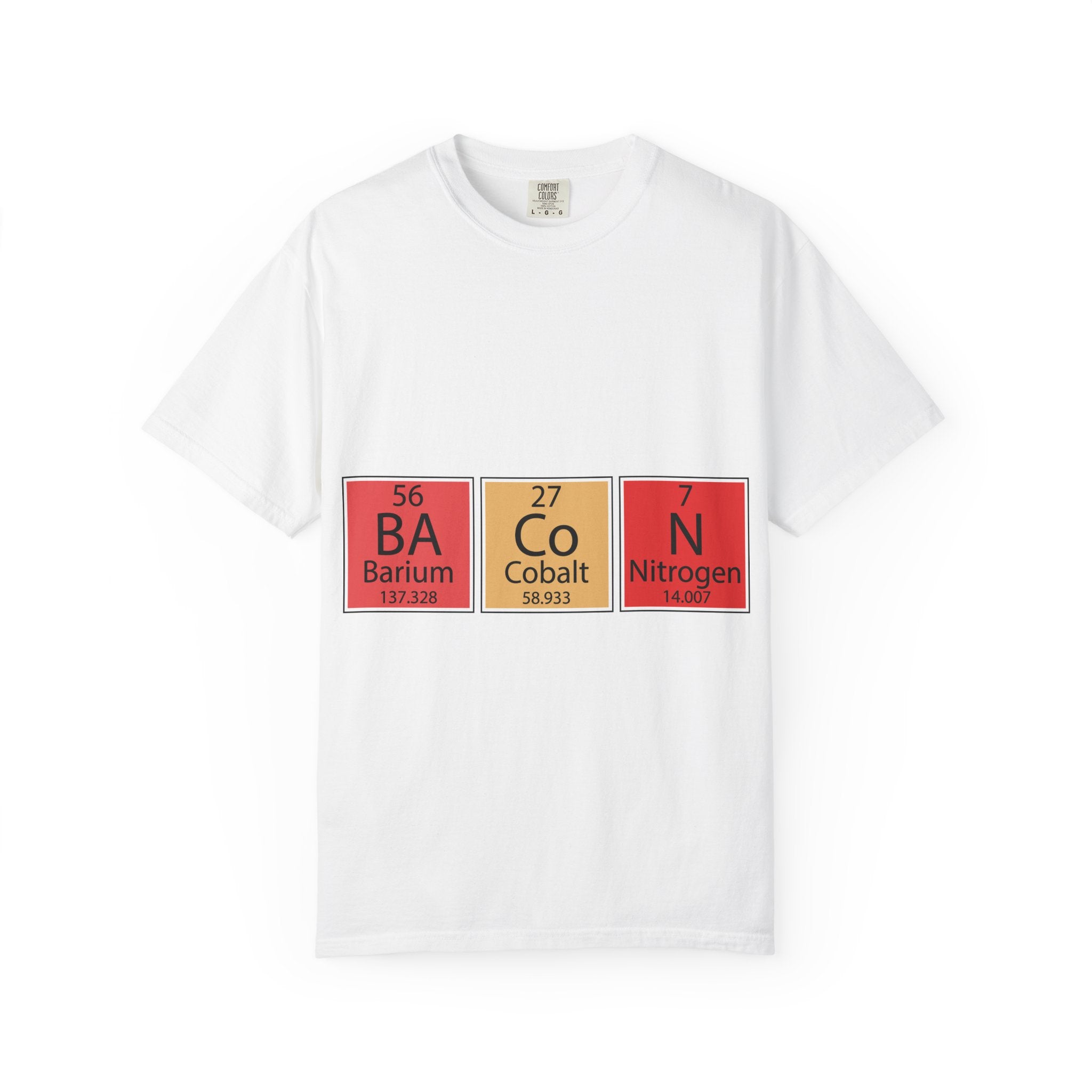 Bacon Periodic Table T-shirt | BA Co N Elements Graphic Tee