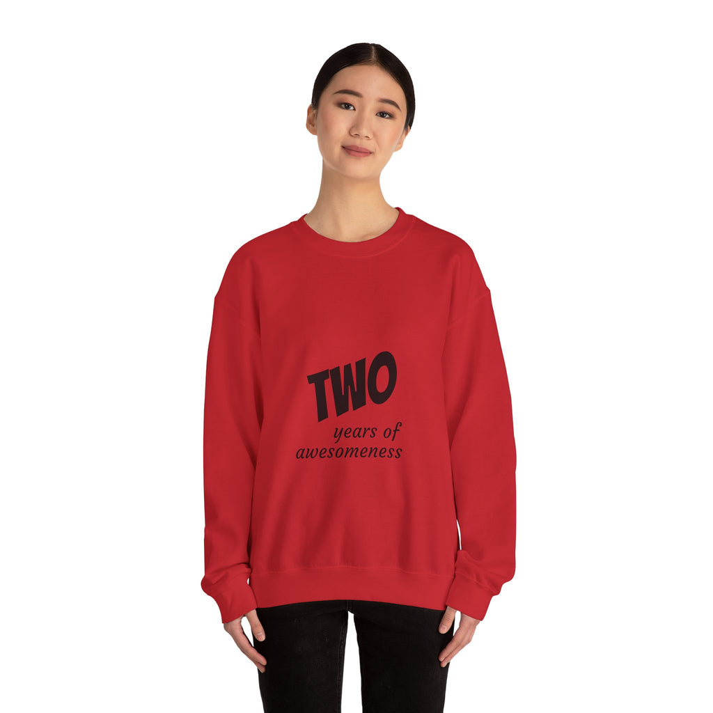 2 Years of Awesomeness Crewneck Sweatshirt