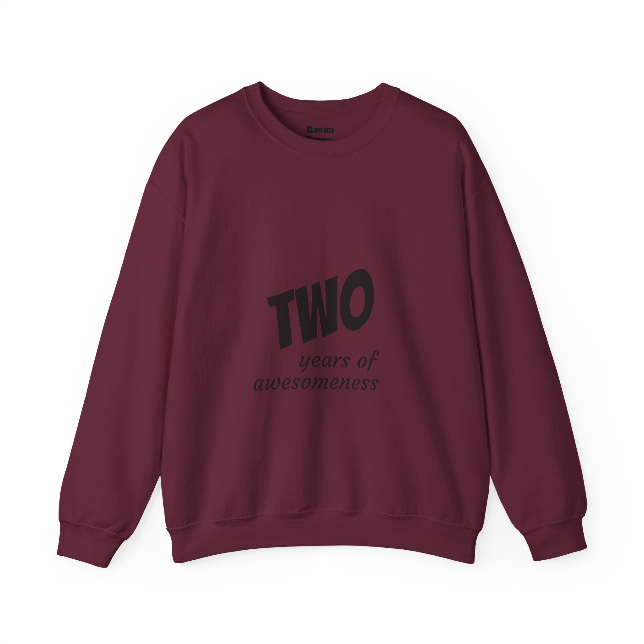 2 Years of Awesomeness Crewneck Sweatshirt