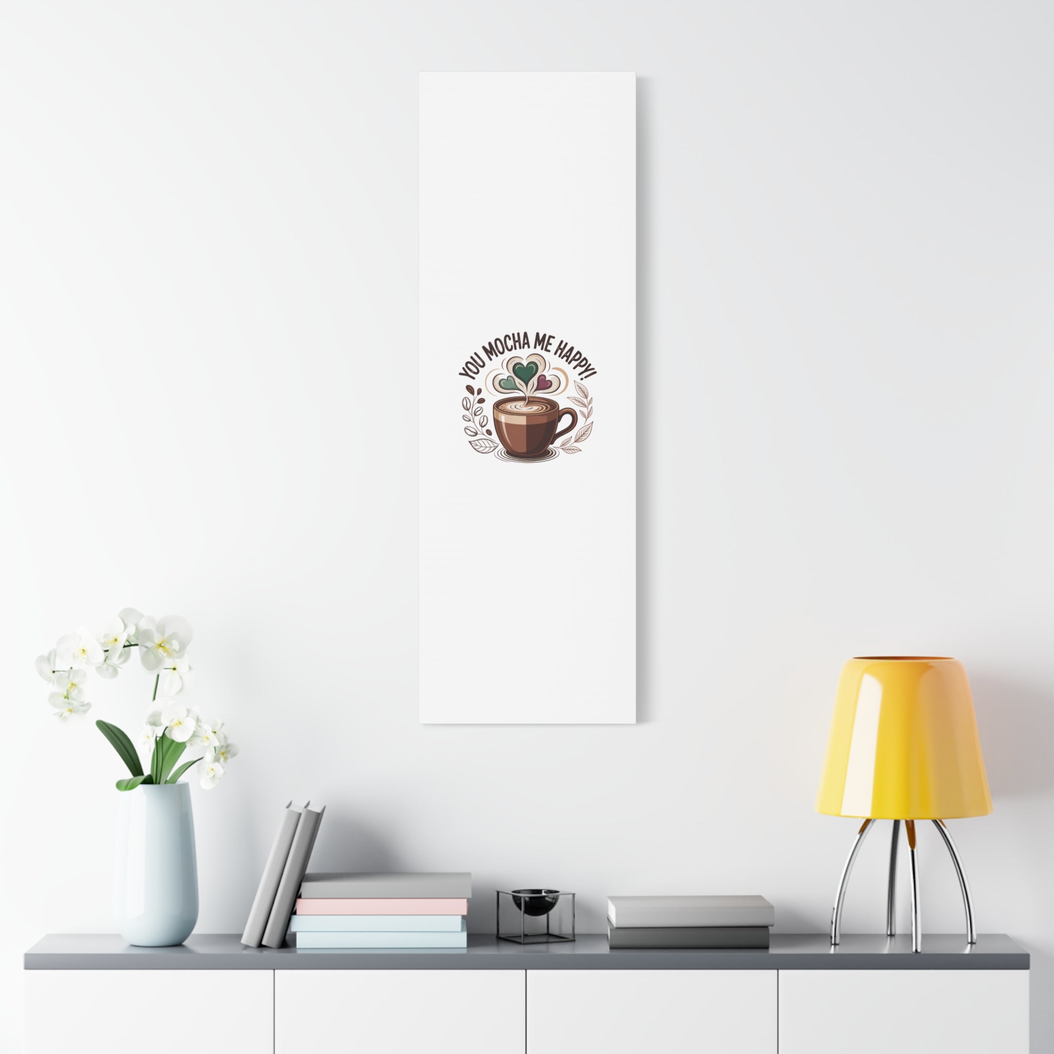 Cozy Mocha Wall Art Canvas
