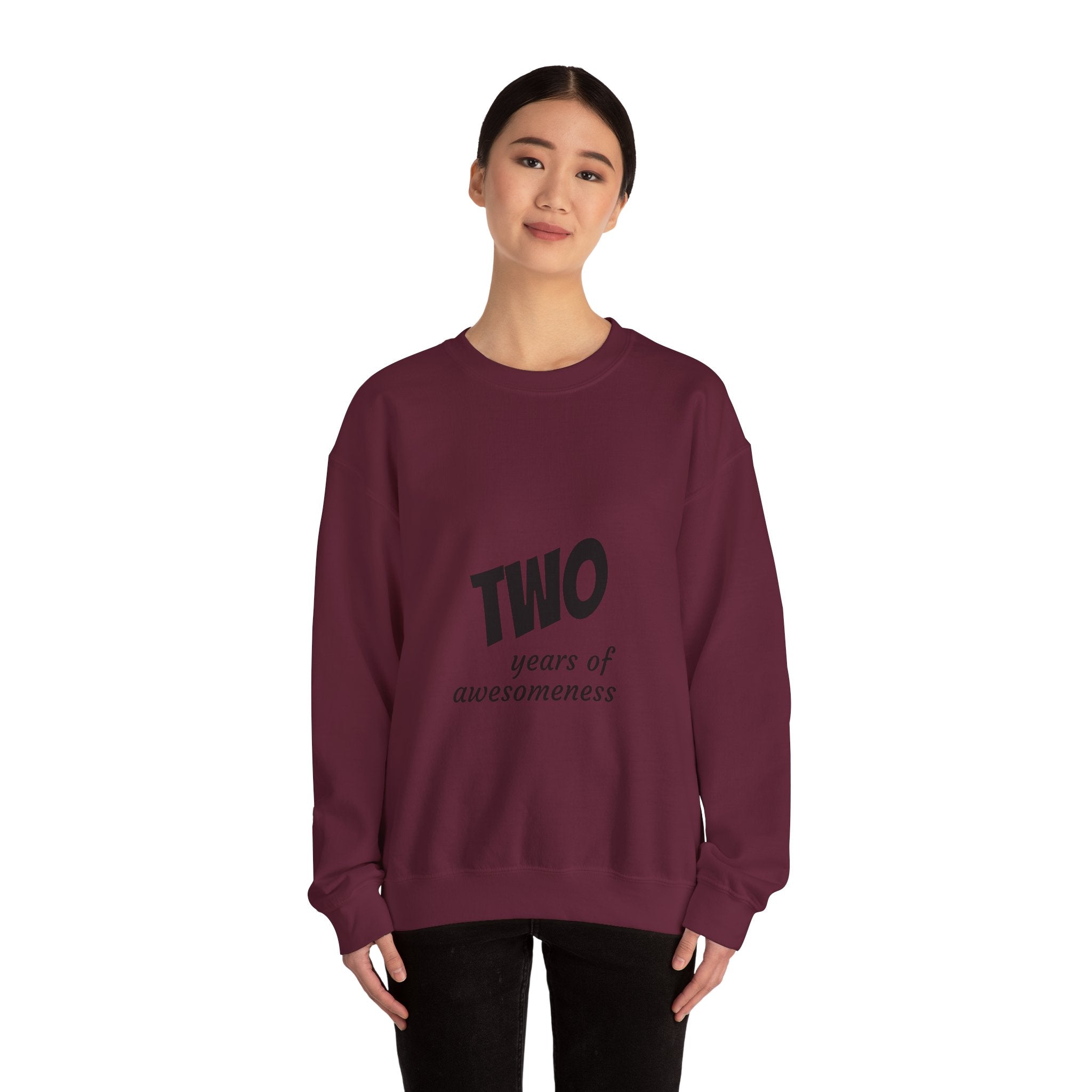 2 Years of Awesomeness Crewneck Sweatshirt