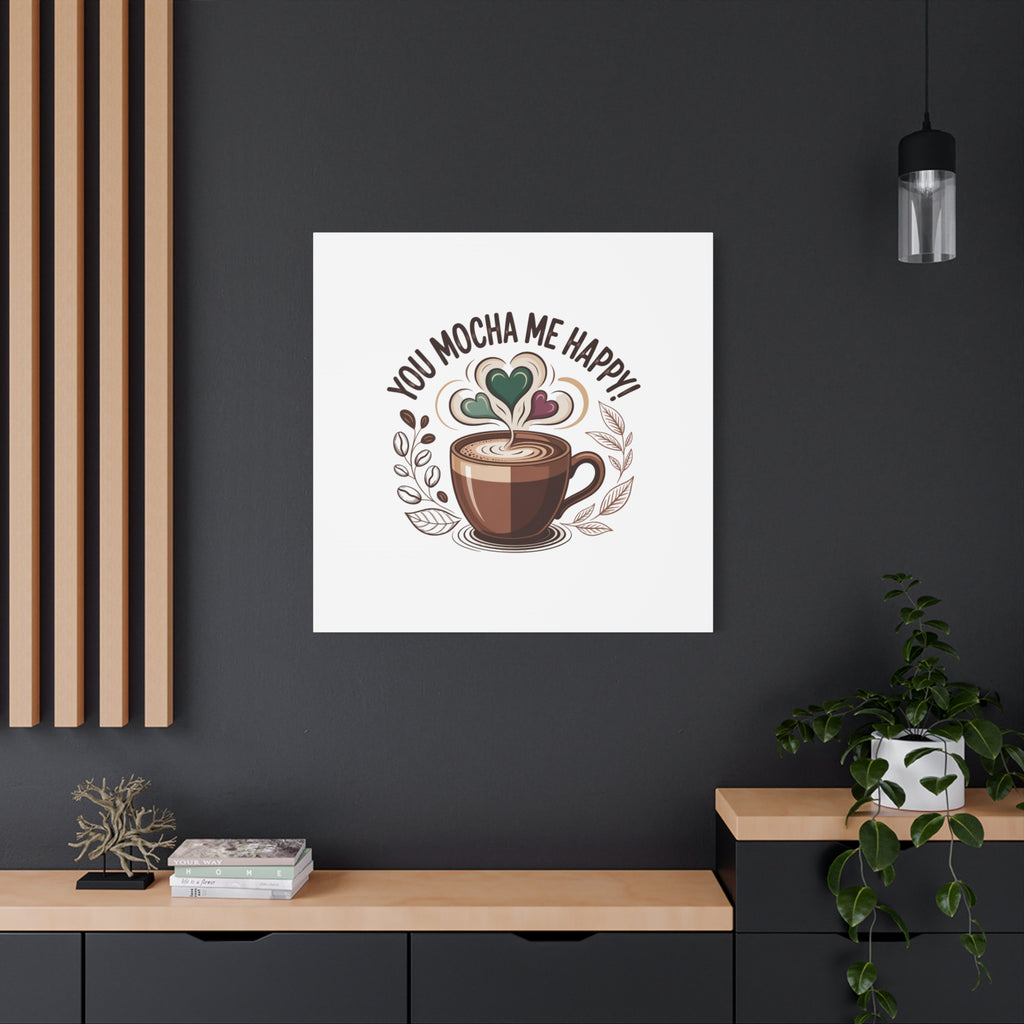 Cozy Mocha Wall Art Canvas