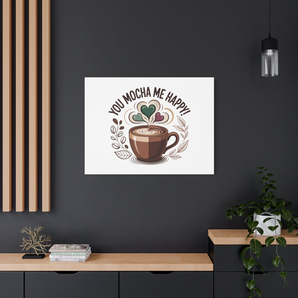 Cozy Mocha Wall Art Canvas
