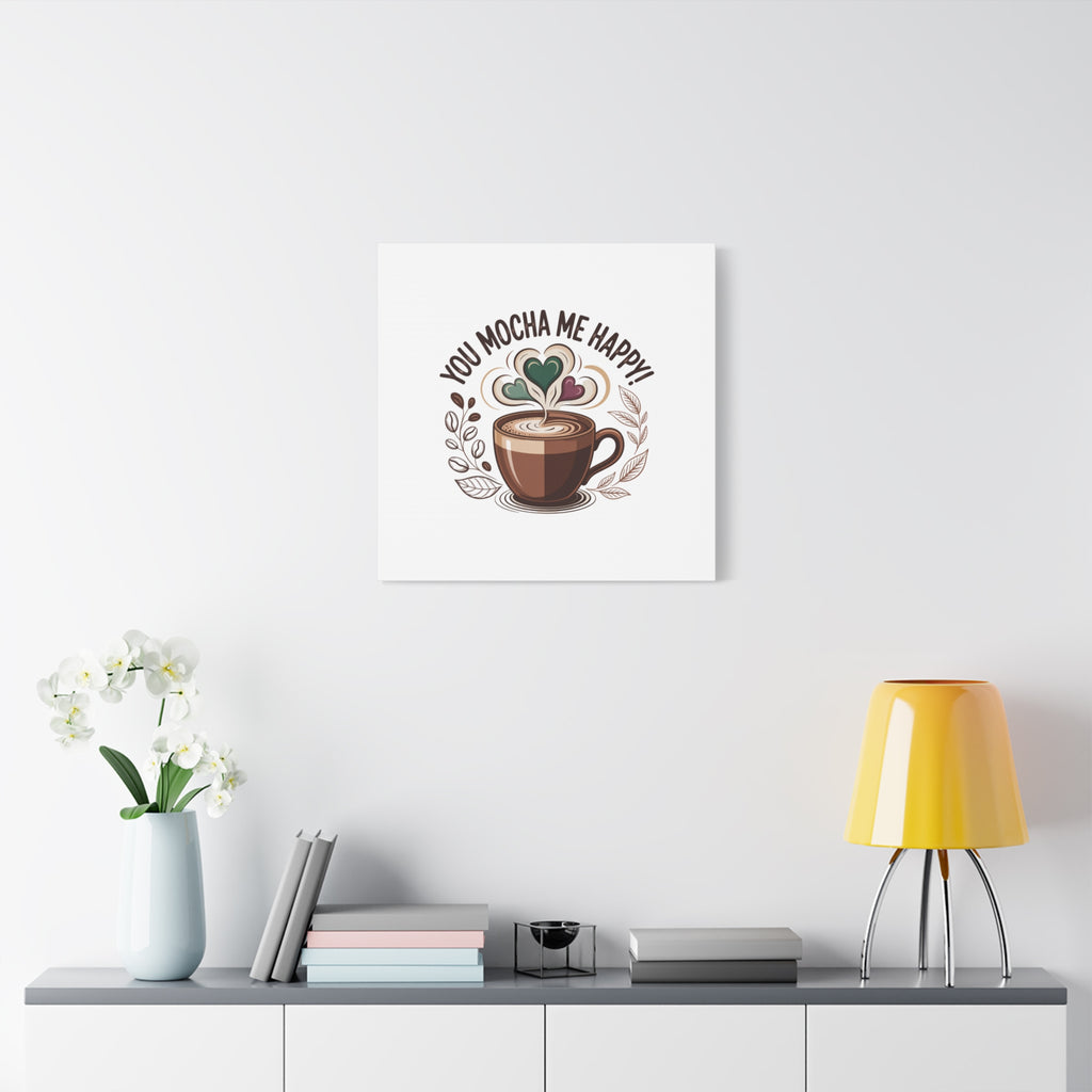 Cozy Mocha Wall Art Canvas