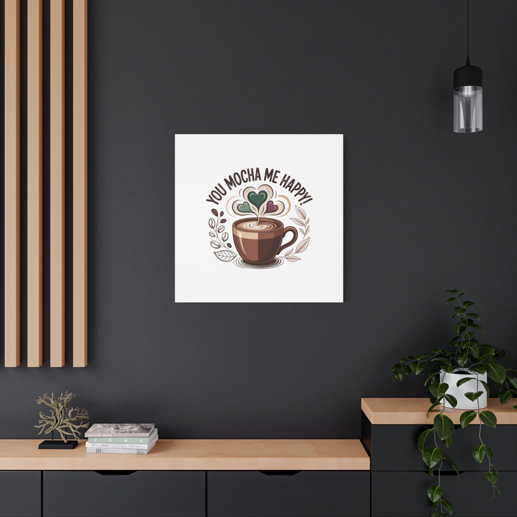 Cozy Mocha Wall Art Canvas