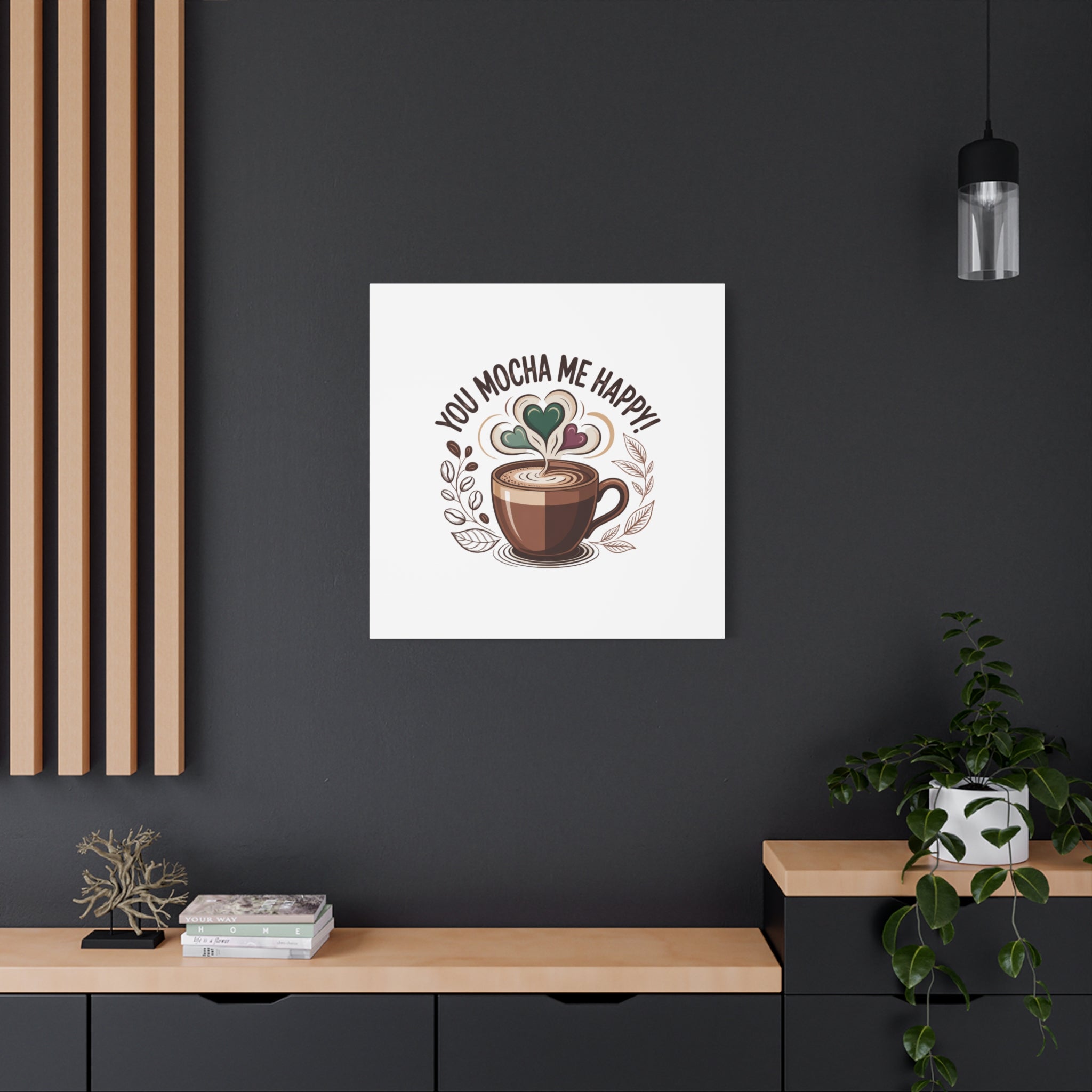 Cozy Mocha Wall Art Canvas