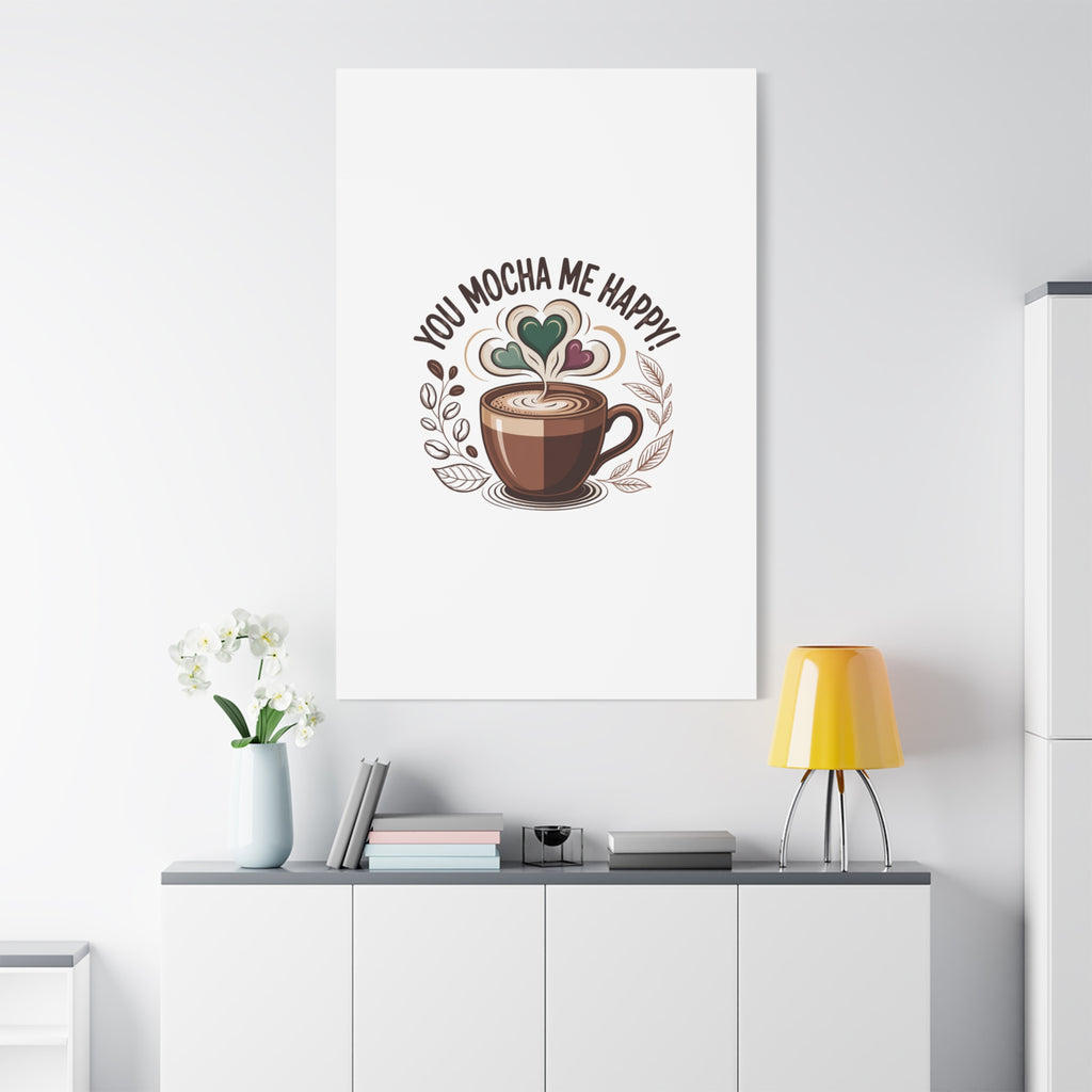 Cozy Mocha Wall Art Canvas