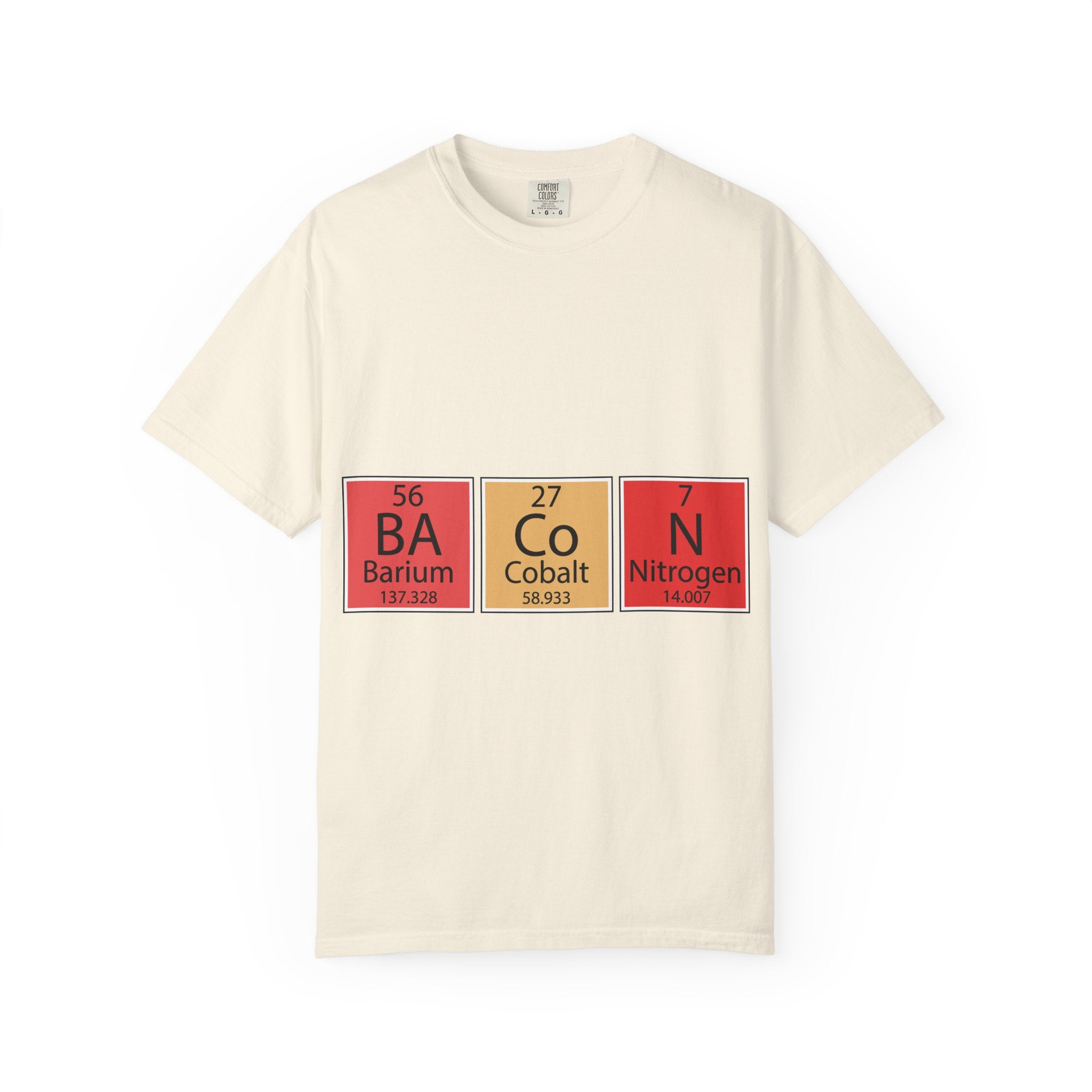 Bacon Periodic Table T-shirt | BA Co N Elements Graphic Tee