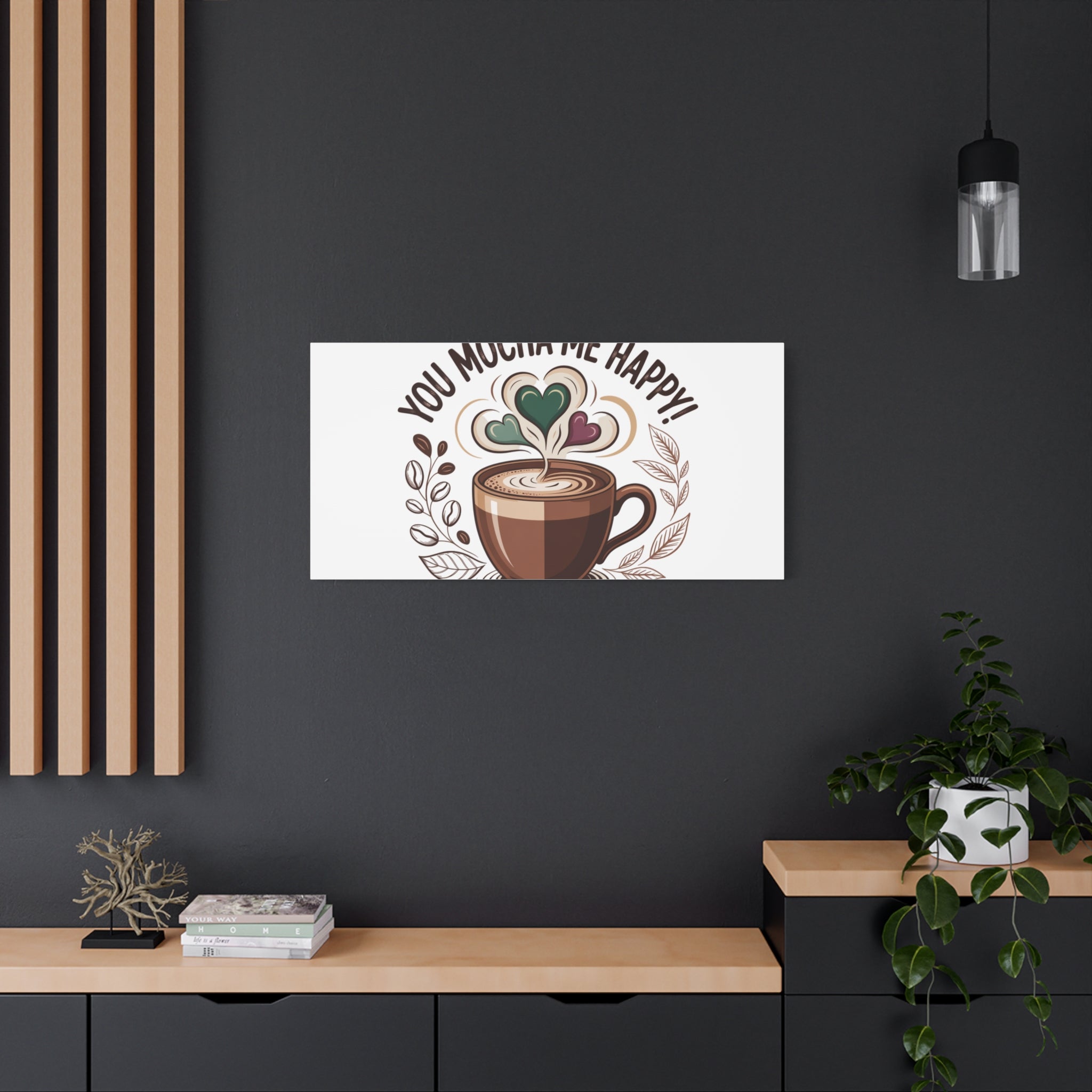 Cozy Mocha Wall Art Canvas