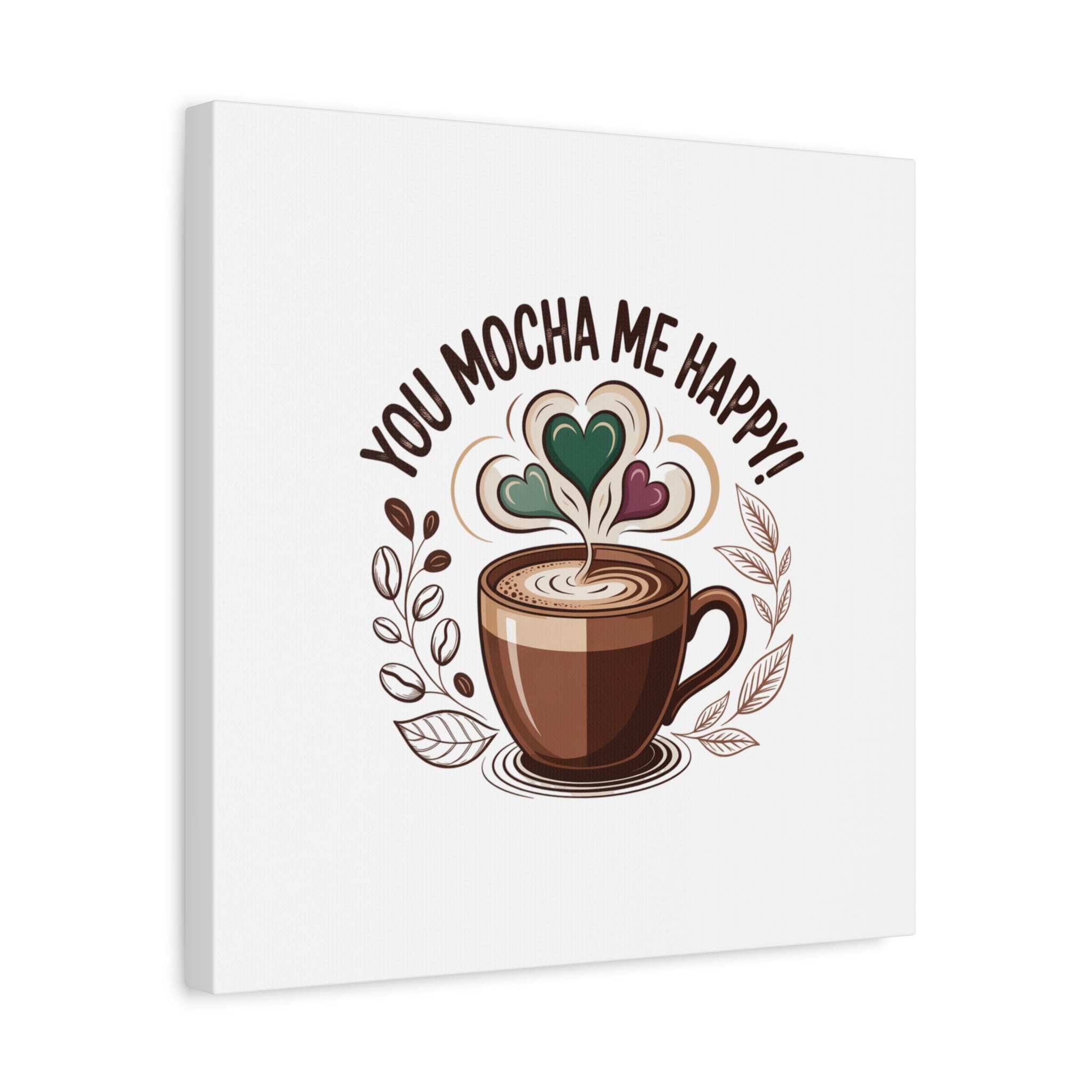 Cozy Mocha Wall Art Canvas