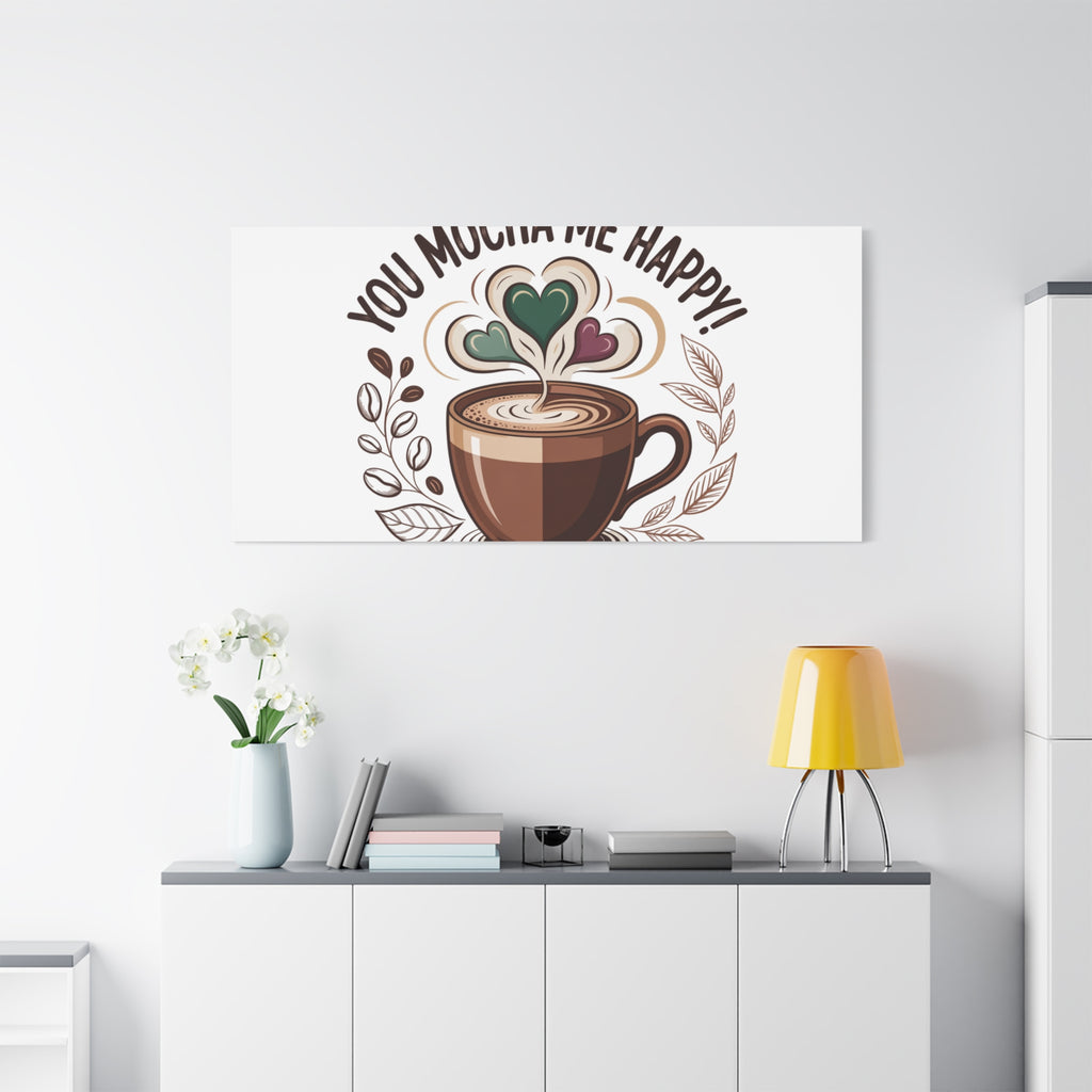 Cozy Mocha Wall Art Canvas
