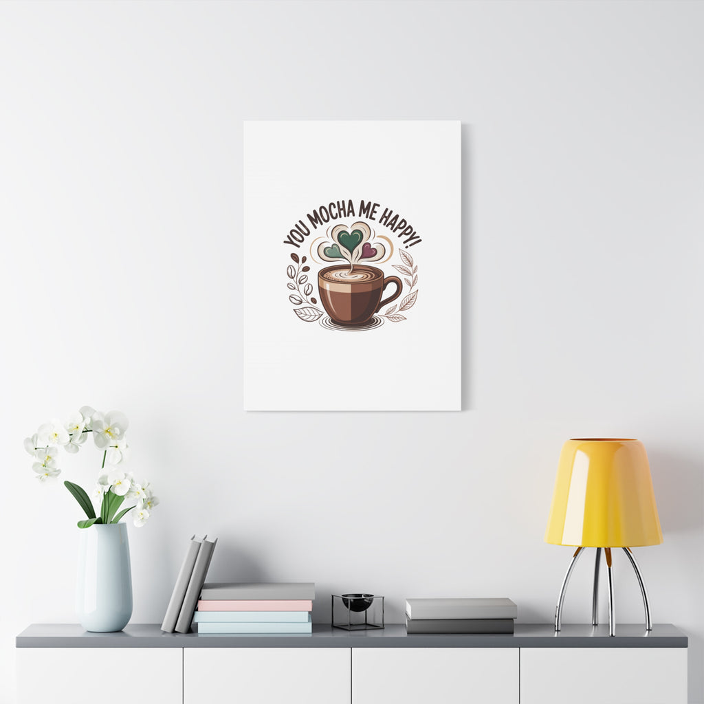 Cozy Mocha Wall Art Canvas