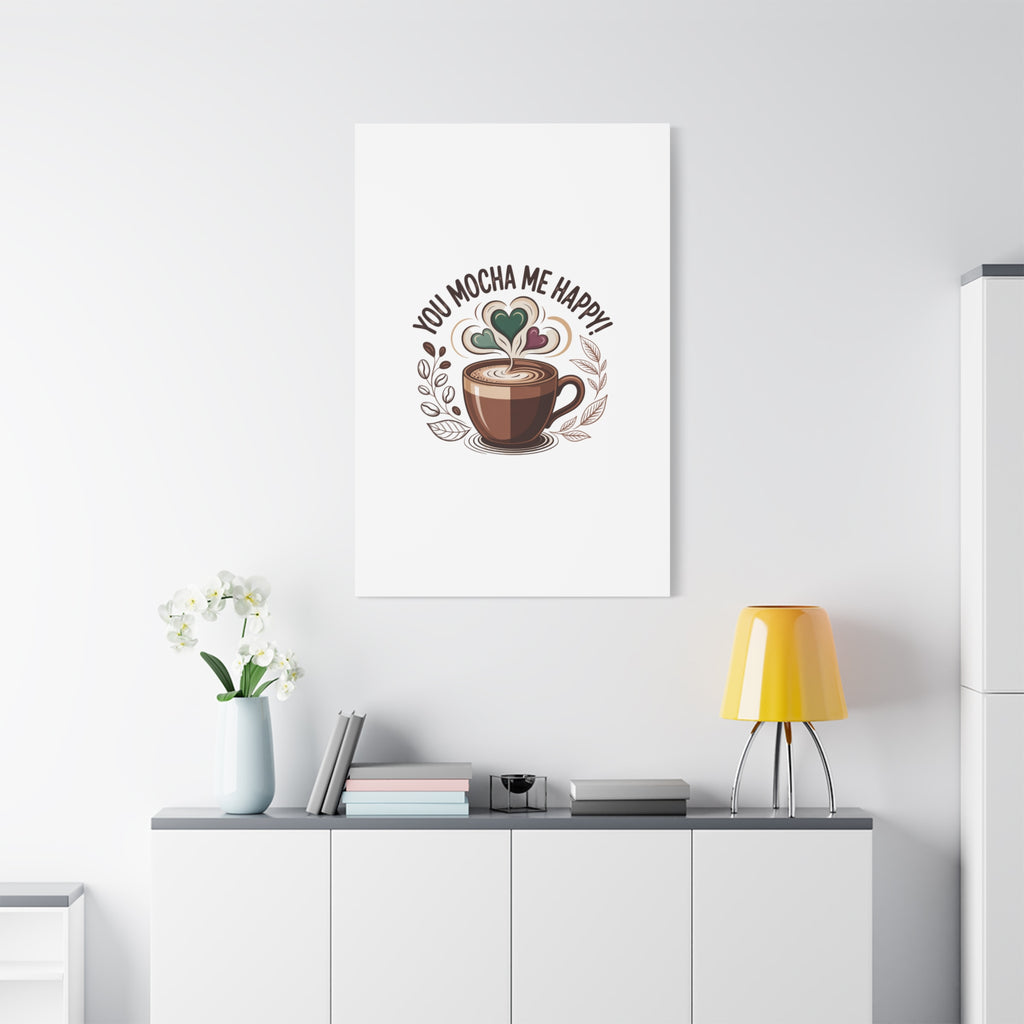 Cozy Mocha Wall Art Canvas
