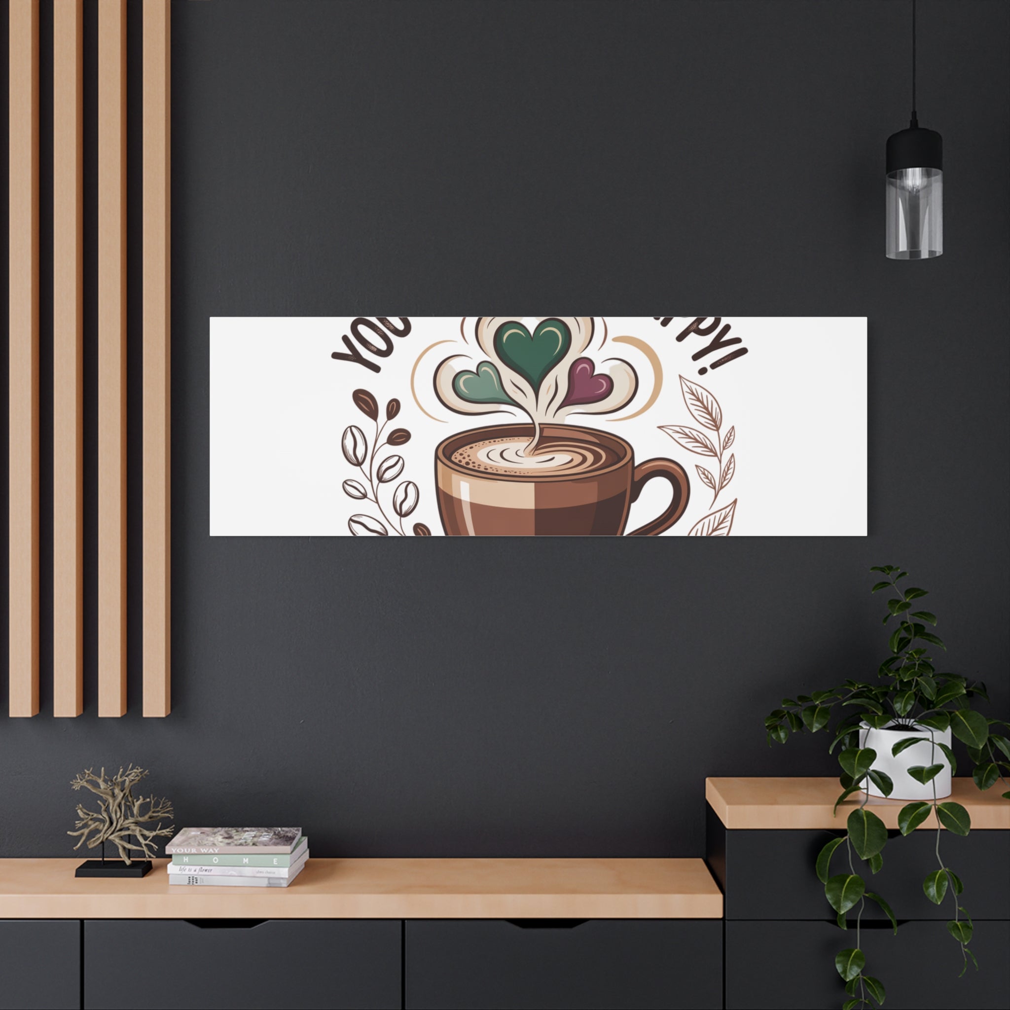 Cozy Mocha Wall Art Canvas