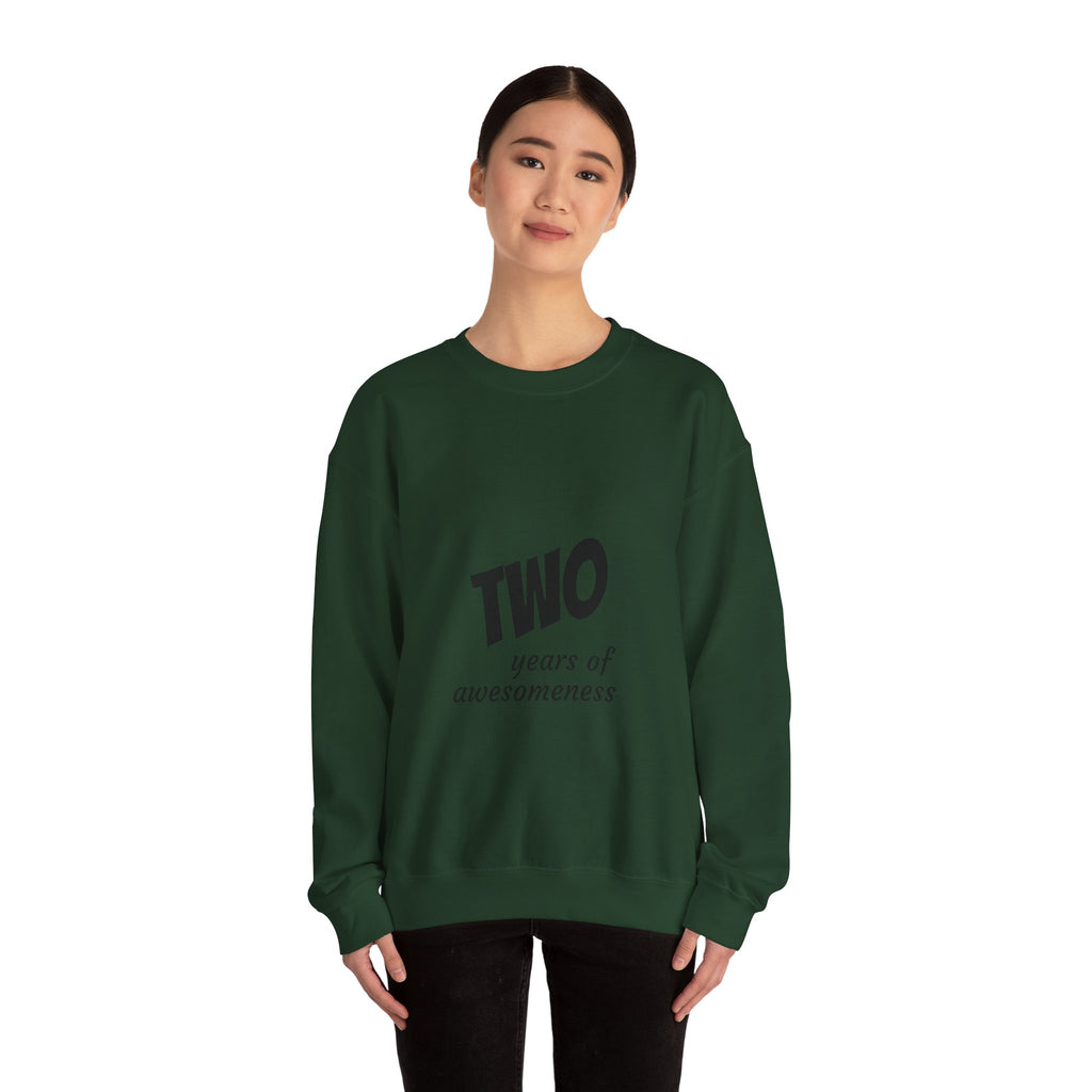 2 Years of Awesomeness Crewneck Sweatshirt