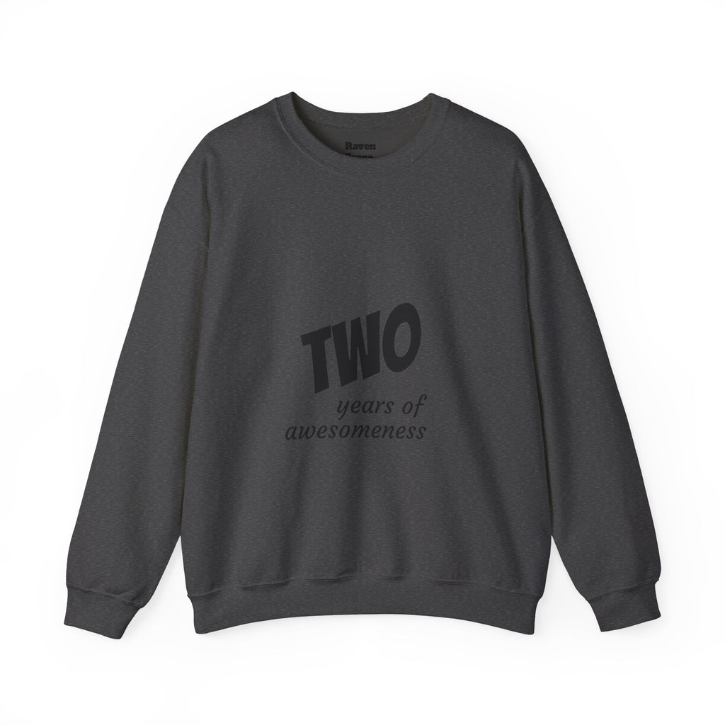 2 Years of Awesomeness Crewneck Sweatshirt