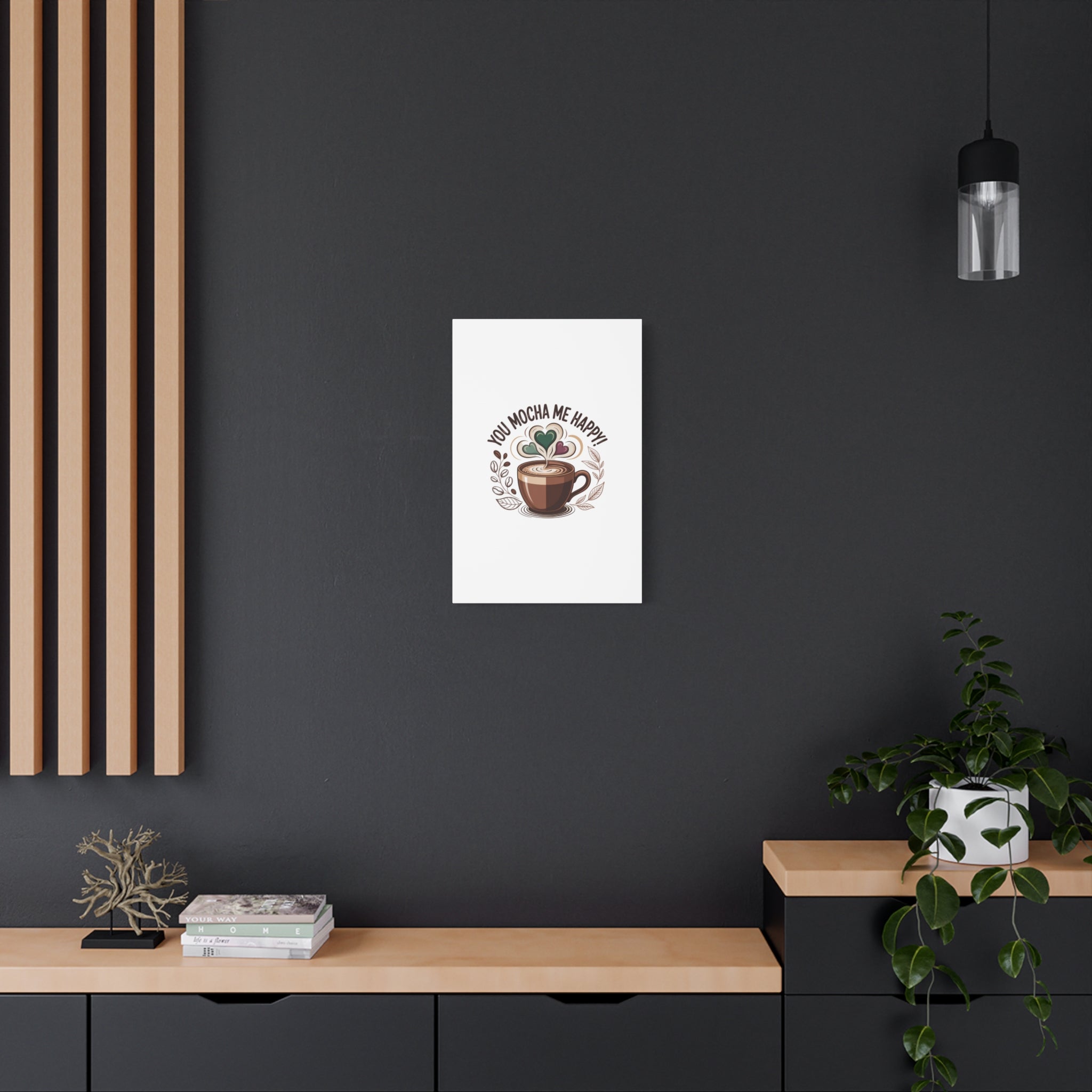 Cozy Mocha Wall Art Canvas