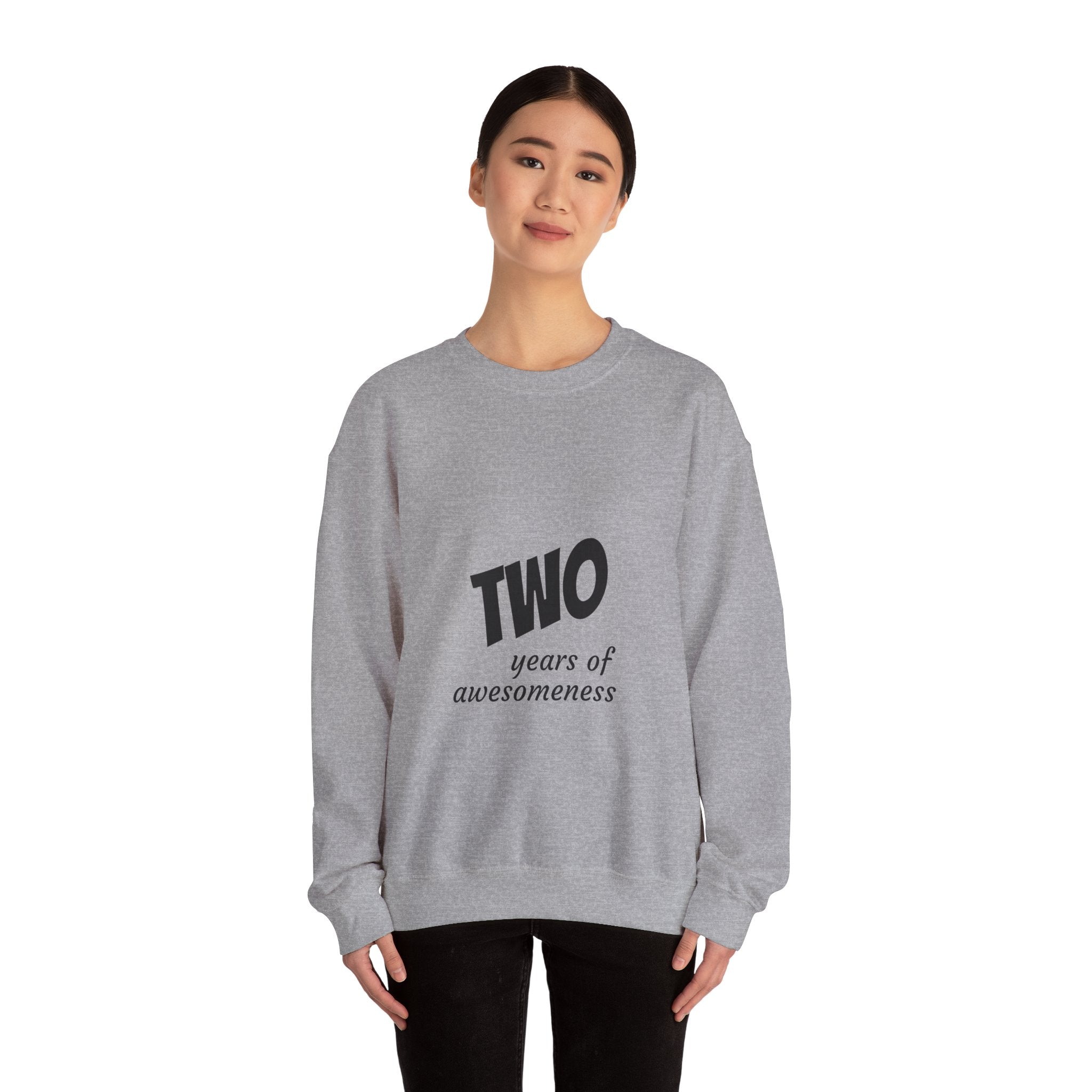 2 Years of Awesomeness Crewneck Sweatshirt