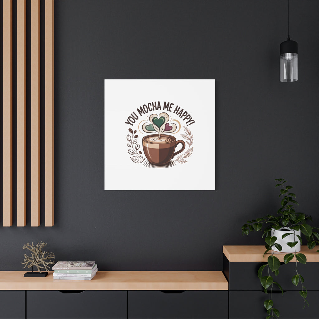 Cozy Mocha Wall Art Canvas