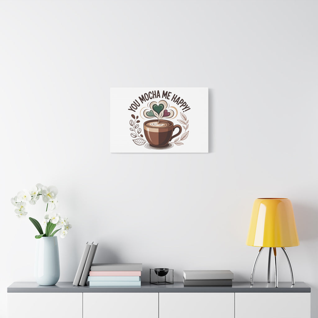 Cozy Mocha Wall Art Canvas