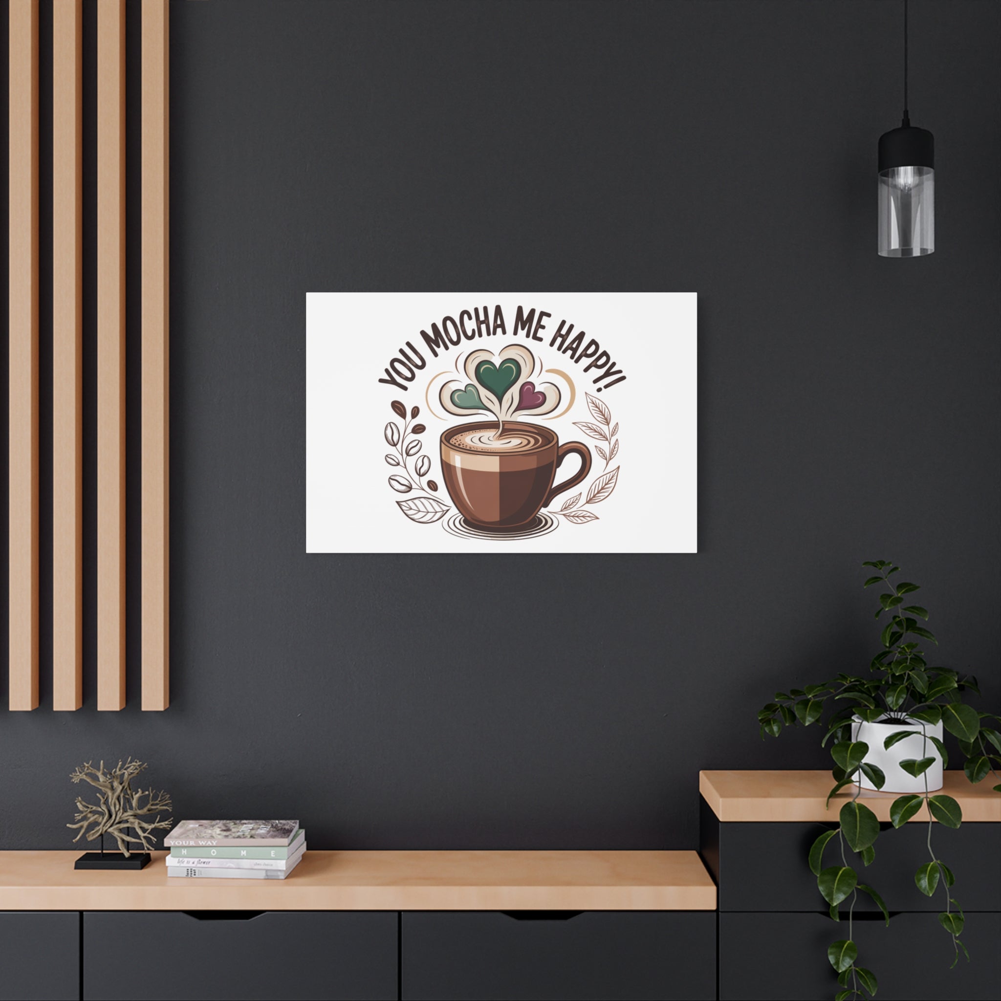Cozy Mocha Wall Art Canvas