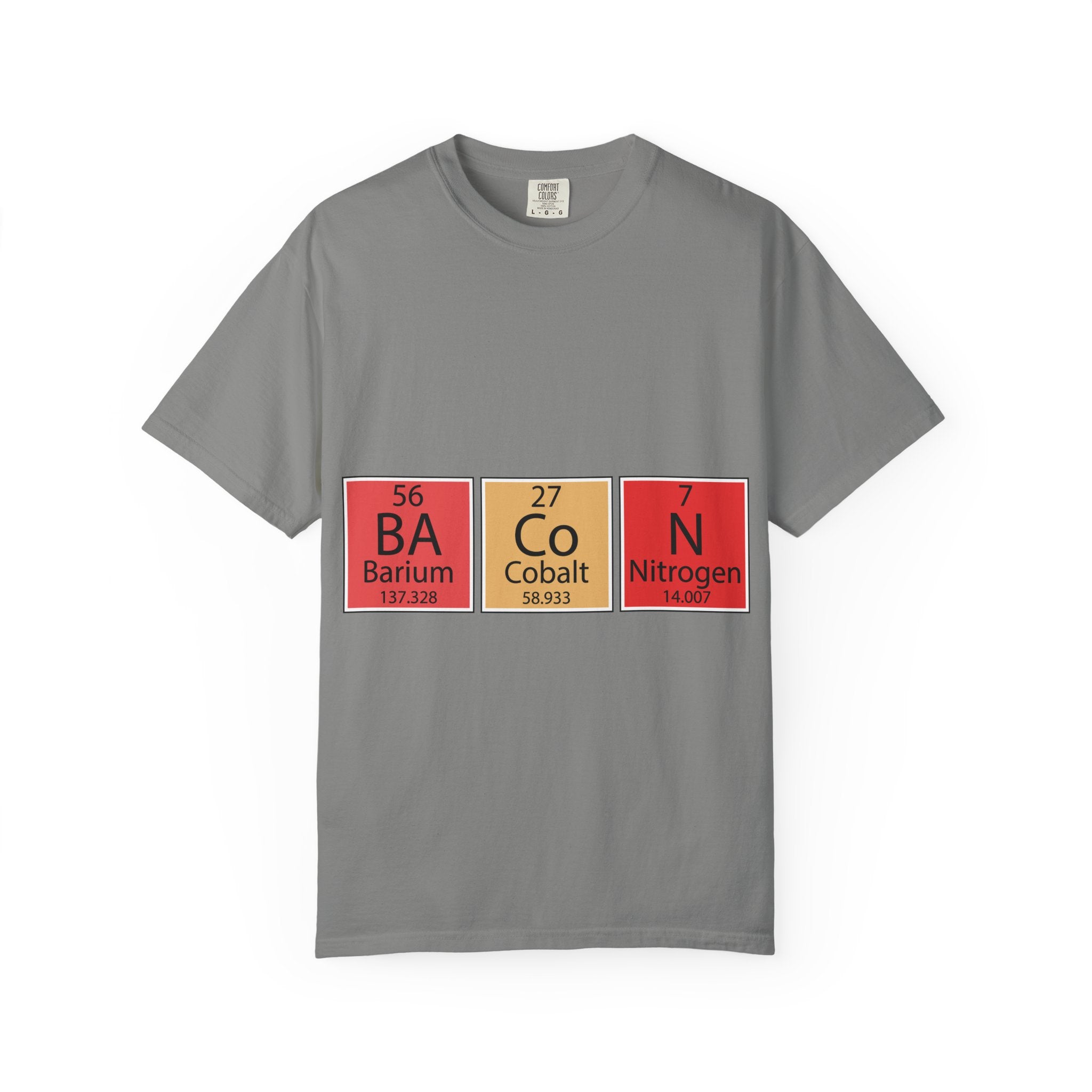 Bacon Periodic Table T-shirt | BA Co N Elements Graphic Tee