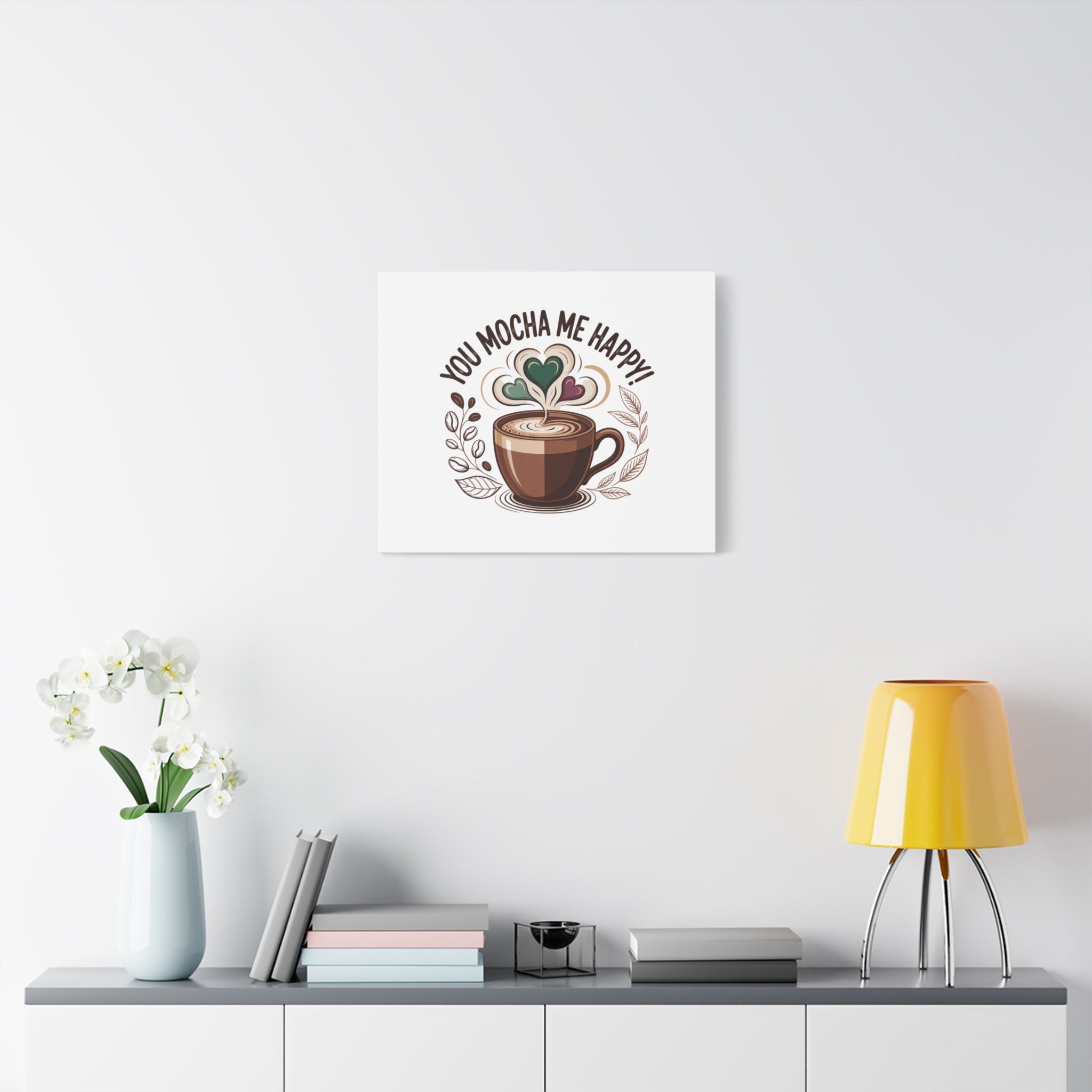 Cozy Mocha Wall Art Canvas