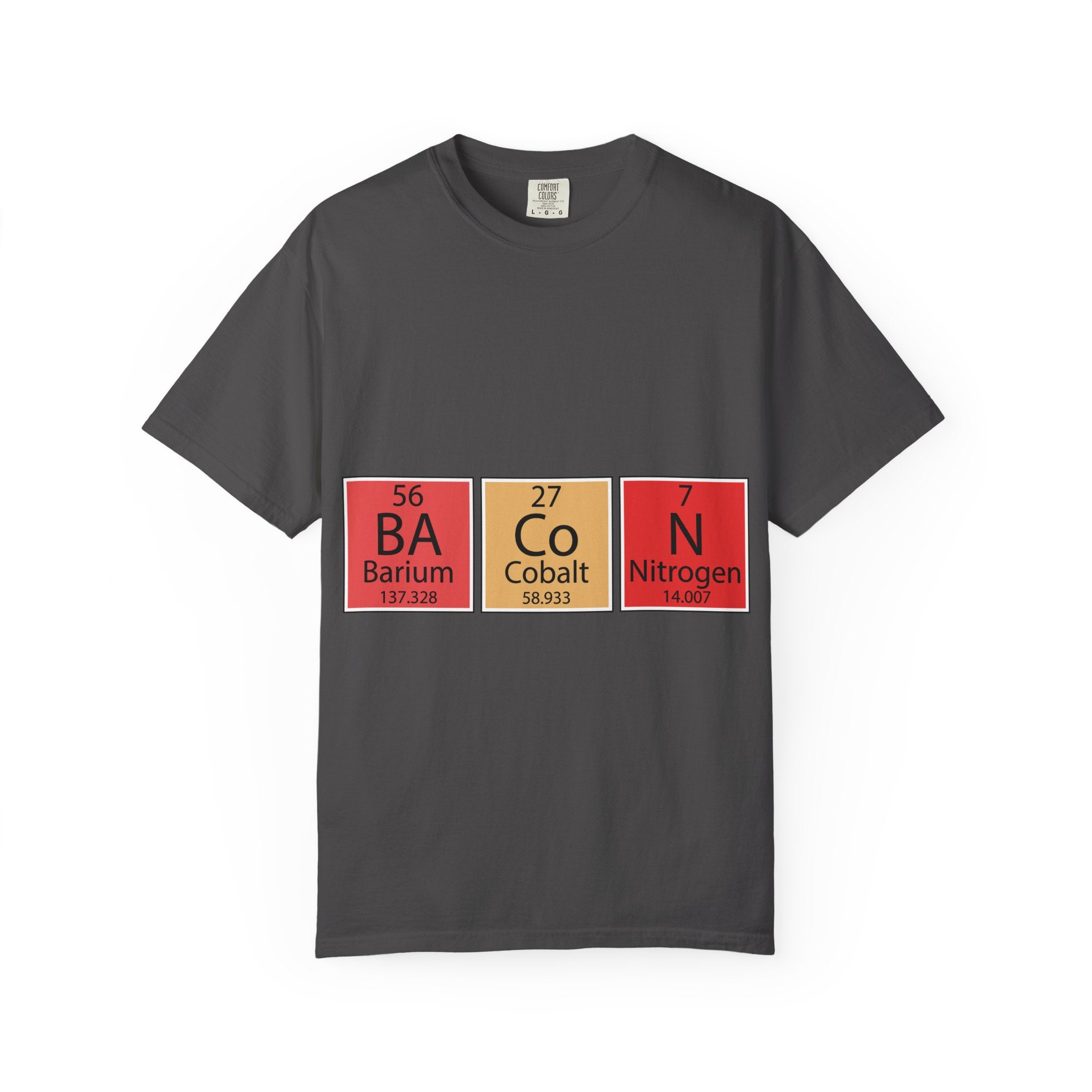 Bacon Periodic Table T-shirt | BA Co N Elements Graphic Tee