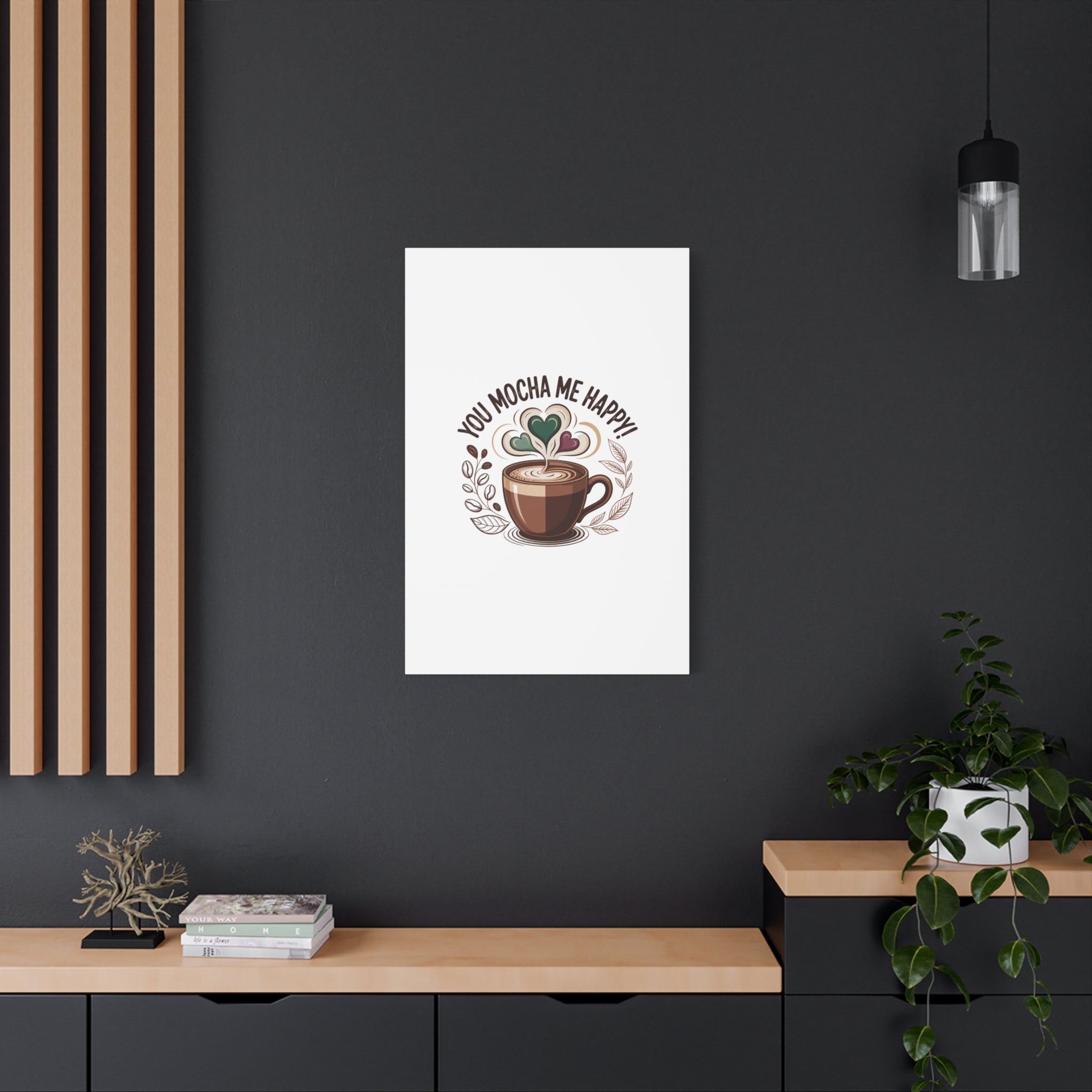 Cozy Mocha Wall Art Canvas
