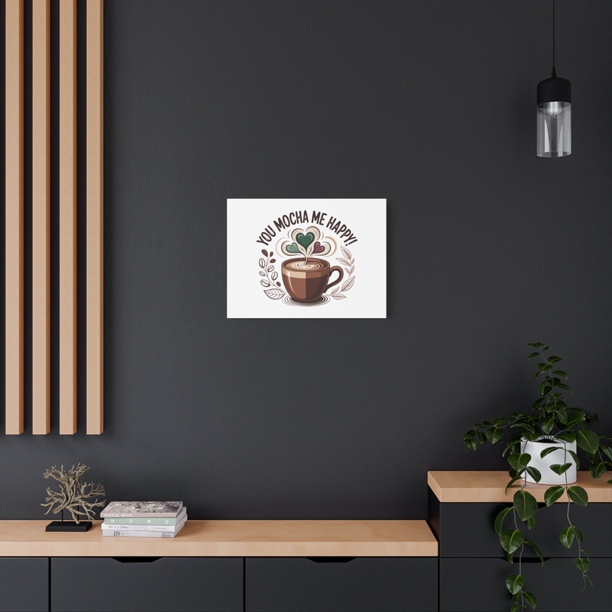 Cozy Mocha Wall Art Canvas
